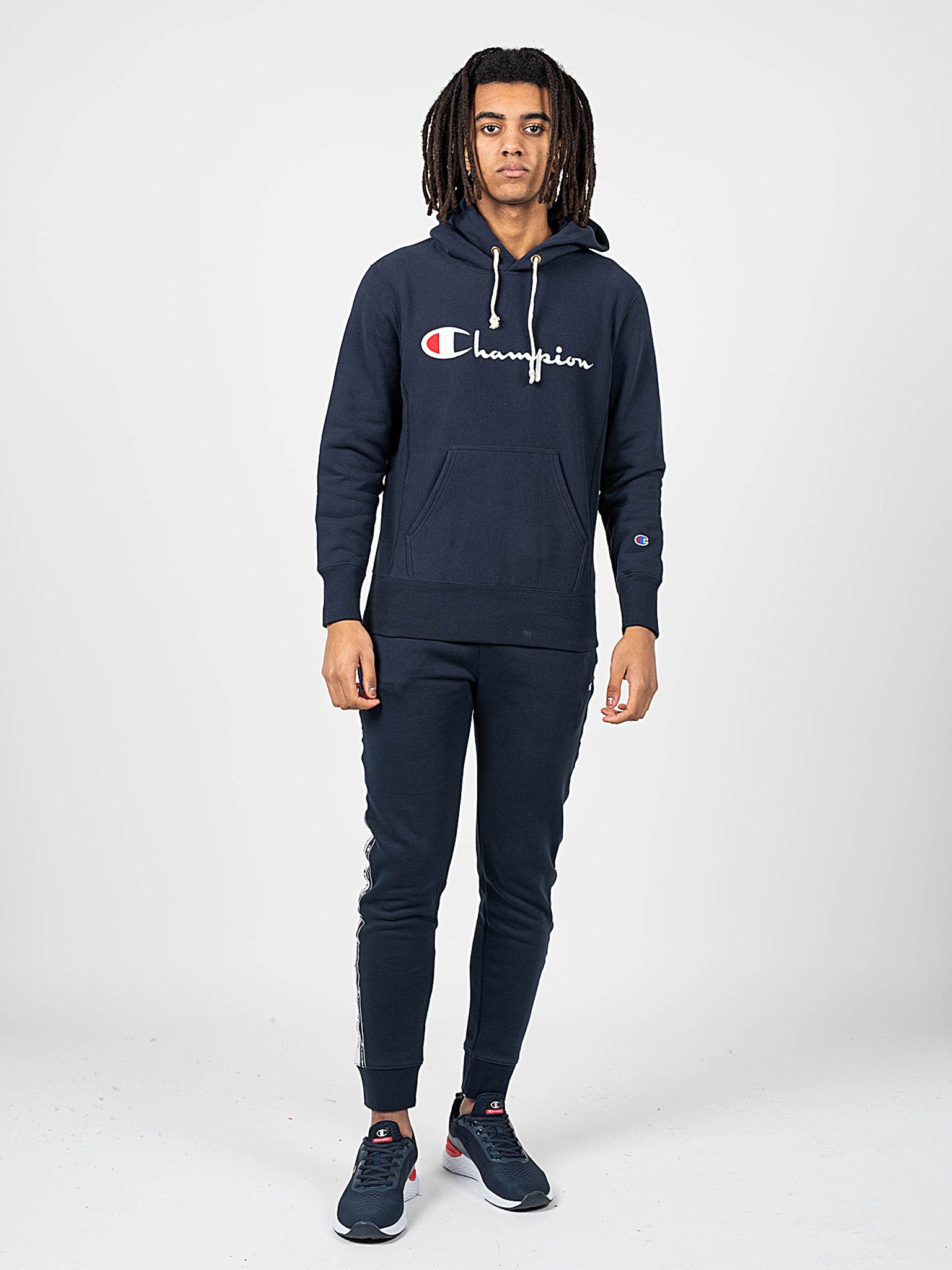 Thumbnail - Champion Sweatshirt Herren Blau