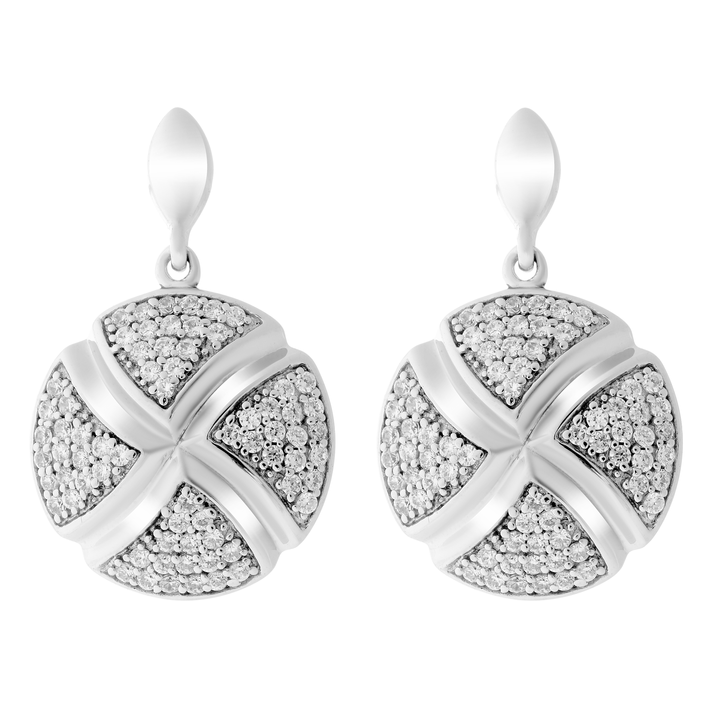 Thumbnail - Orphelia Damen-Ohrhänger aus 925er Sterlingsilber – Silber ZO-6043