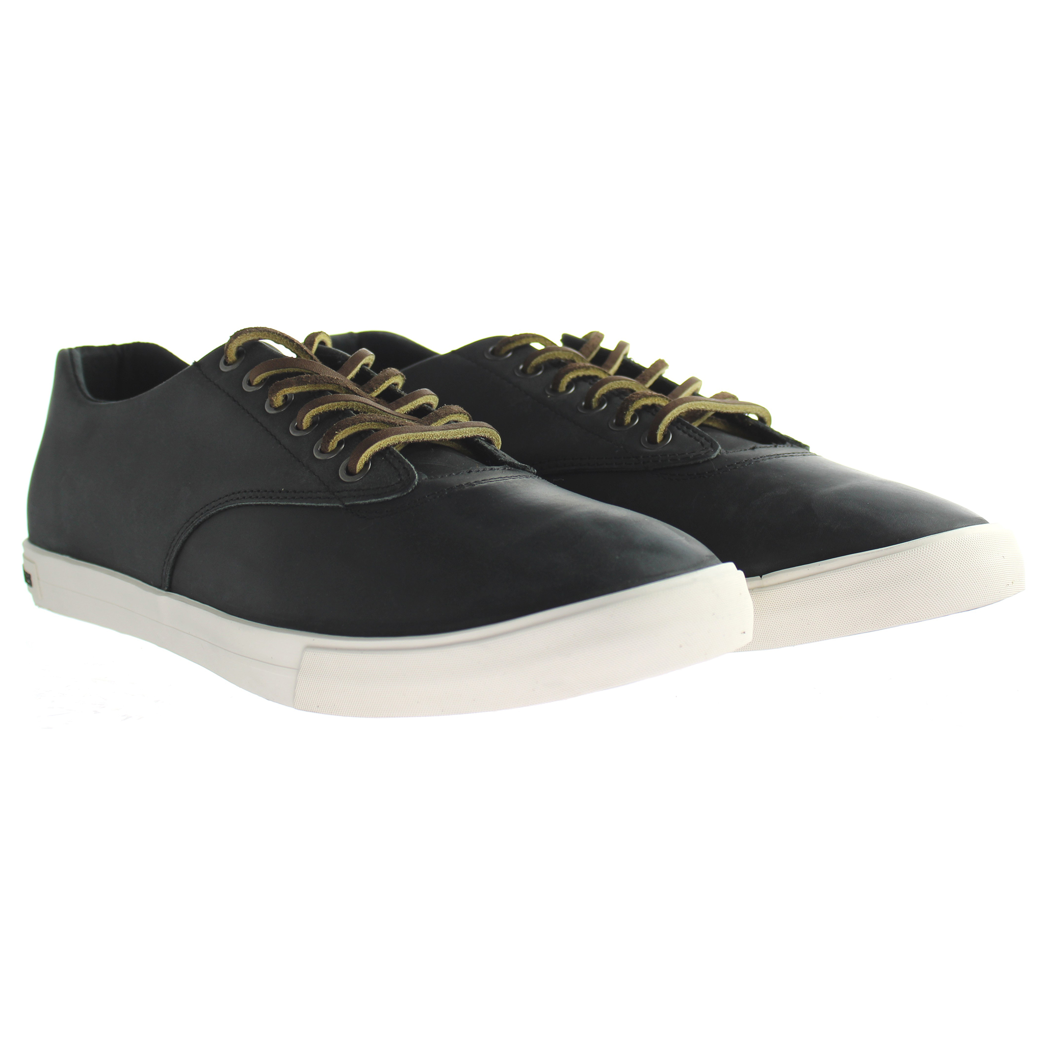 Seavees Hermosa Sneaker Wintertide Svart Oljat Rugged Läder Svart Herrskor – bild 2