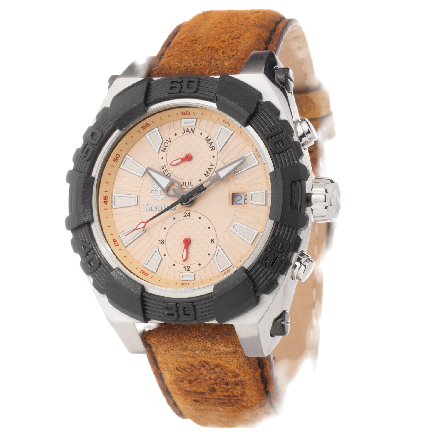 Thumbnail - Timberland Herrenuhr Quartz Silber Schwarz