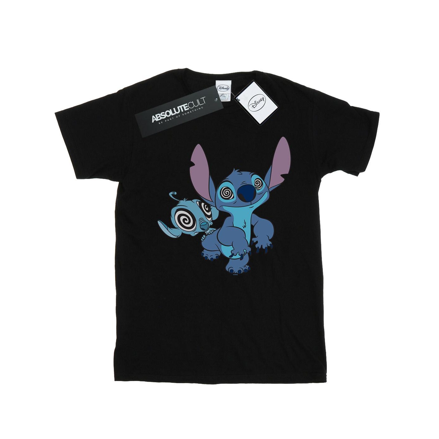 Thumbnail - Disney - "Lilo And Stitch Hypnotized" T-Shirt für Mädchen (Schwarz)