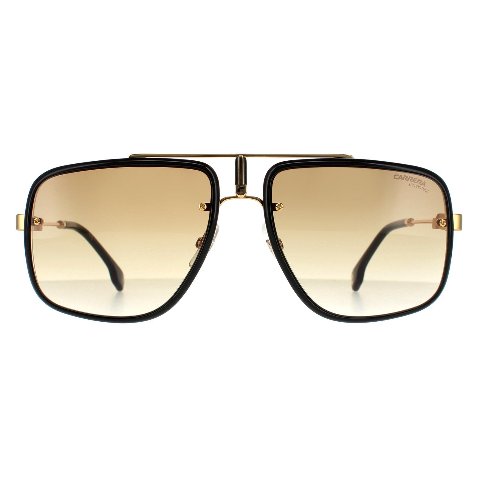 Thumbnail - Carrera Aviator Unisex Gold Schwarz Braun Farbverlauf