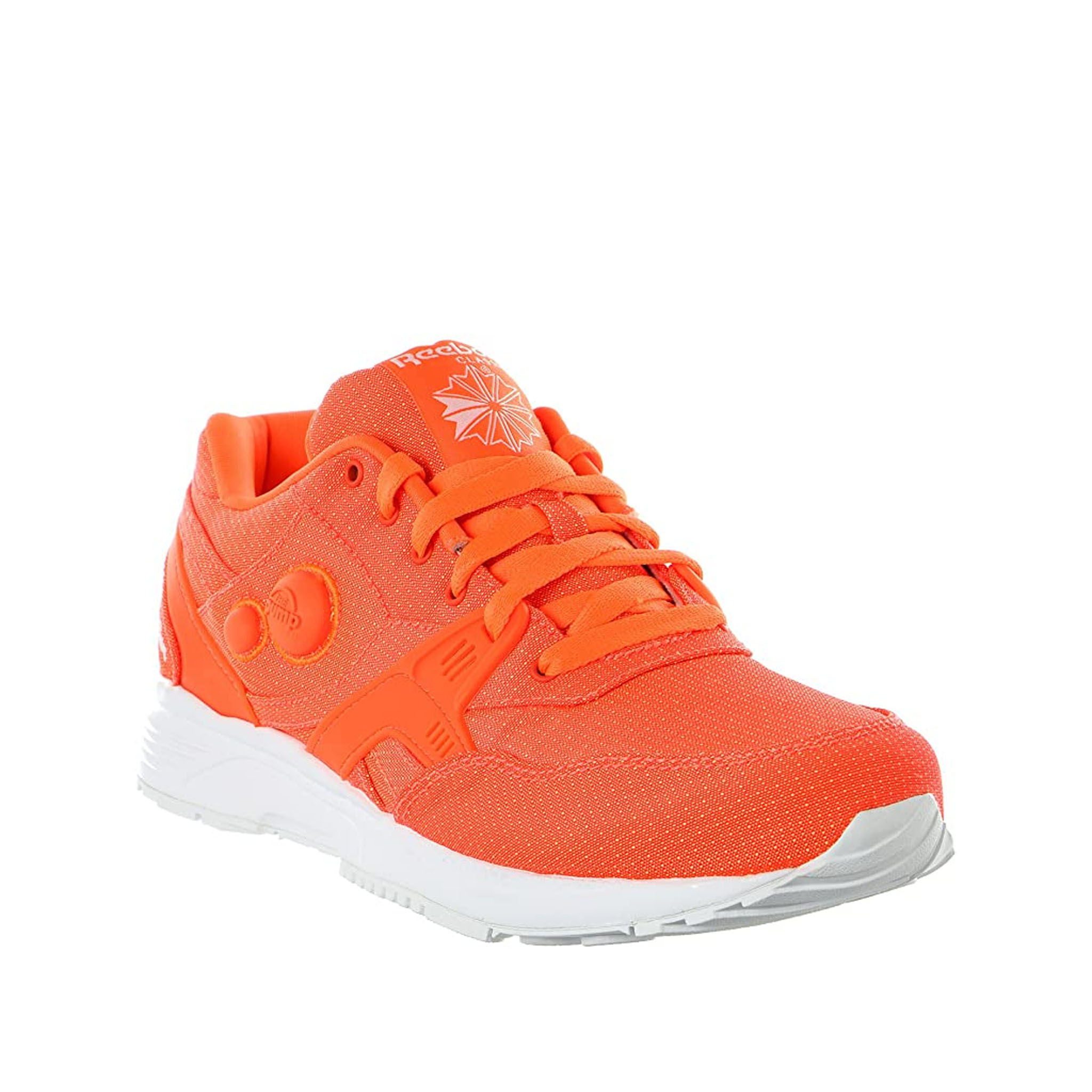 Reebok Pump Dual Tech Solar Lace-Up Orange Syntetisk Män Löpning Träningsskor M46324 herr – bild 2