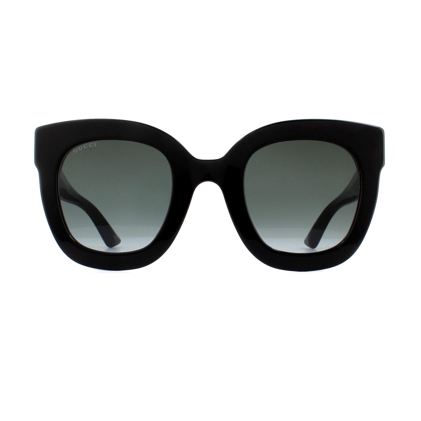 Thumbnail - Gucci Sonnenbrille GG0208S 001 Schwarz Grau Gradient