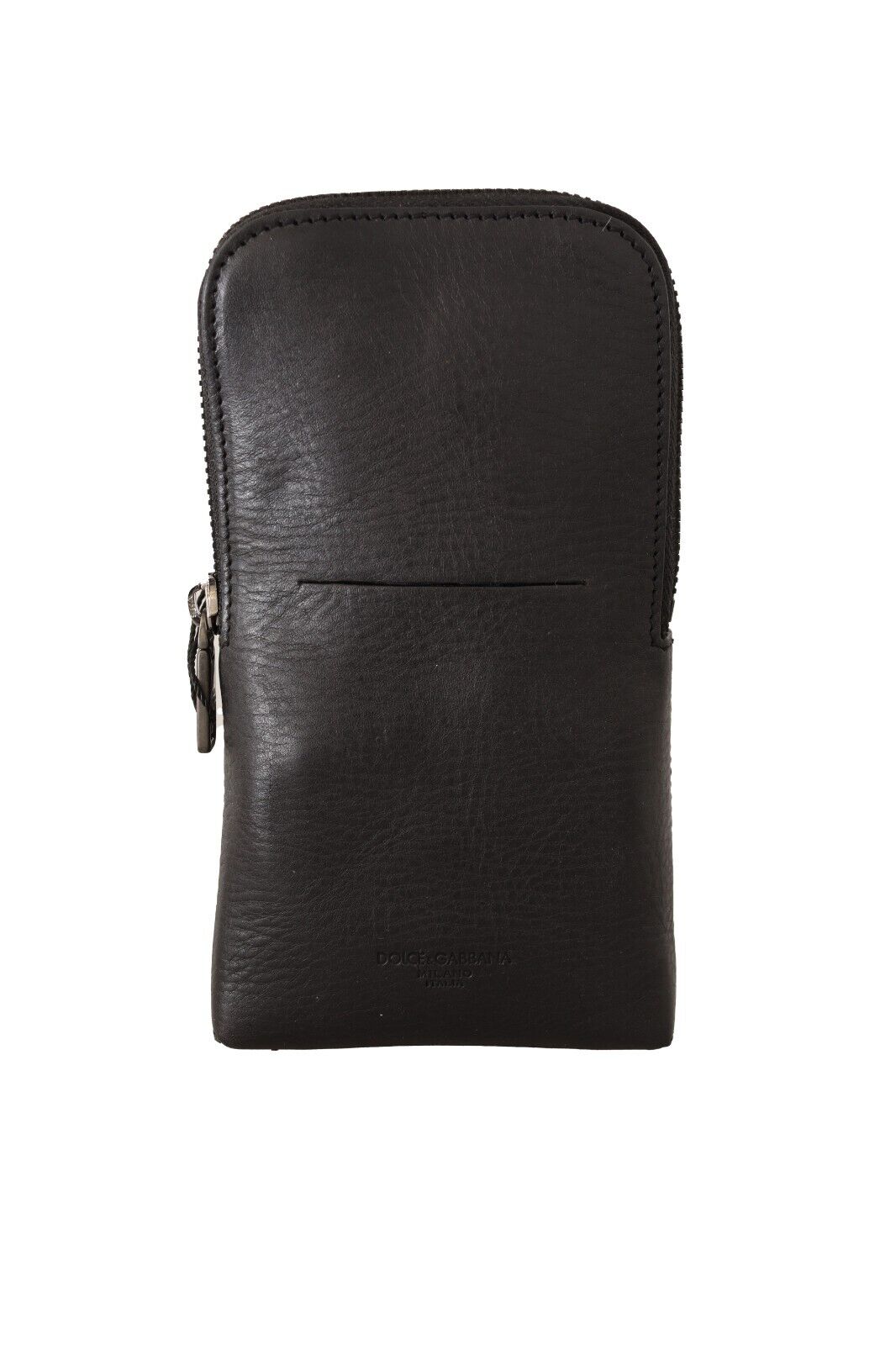 Thumbnail - Dolce & Gabbana en cuir noir Purse à double courroie de ceinture Multi kit portefeuille masculin
