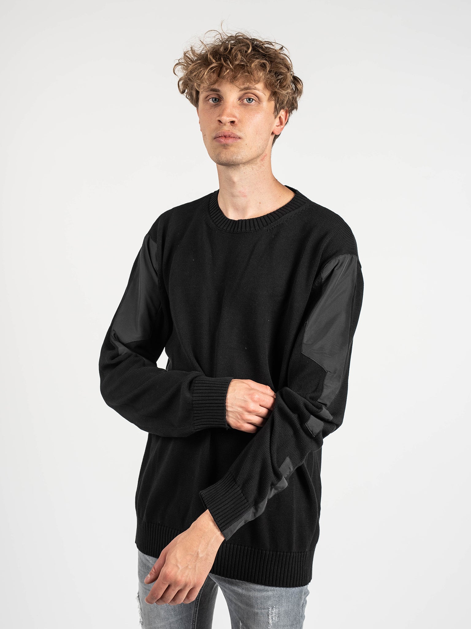 Les hommes Pullover Herr stickade tröjor – bild 2