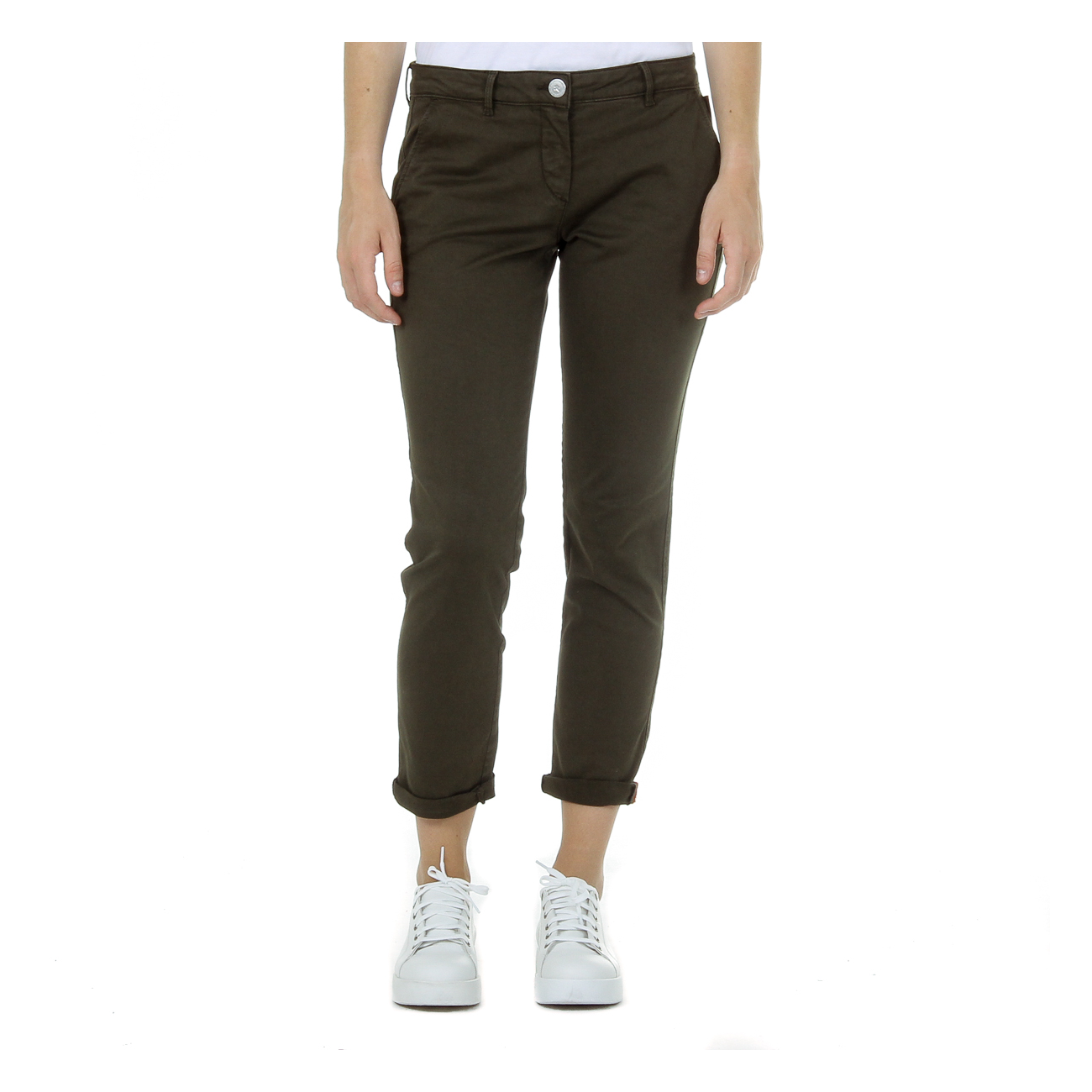 Andrew Charles By Andy Hilfiger Womens Pants Green PENDA - Size 27W/30L