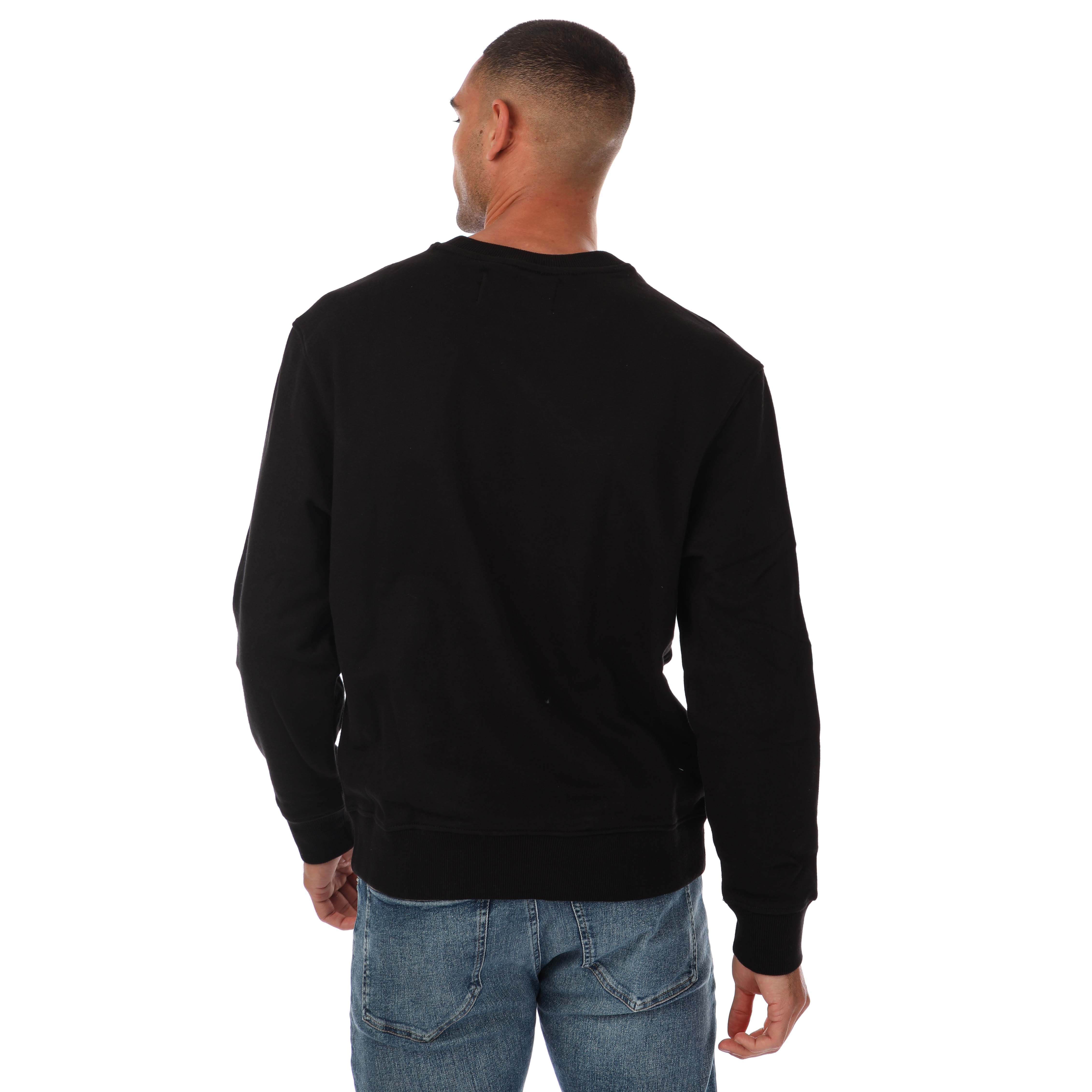 Calvin Klein Jeans Herr Avslappnad Bomulls-Terry Tröja – bild 2