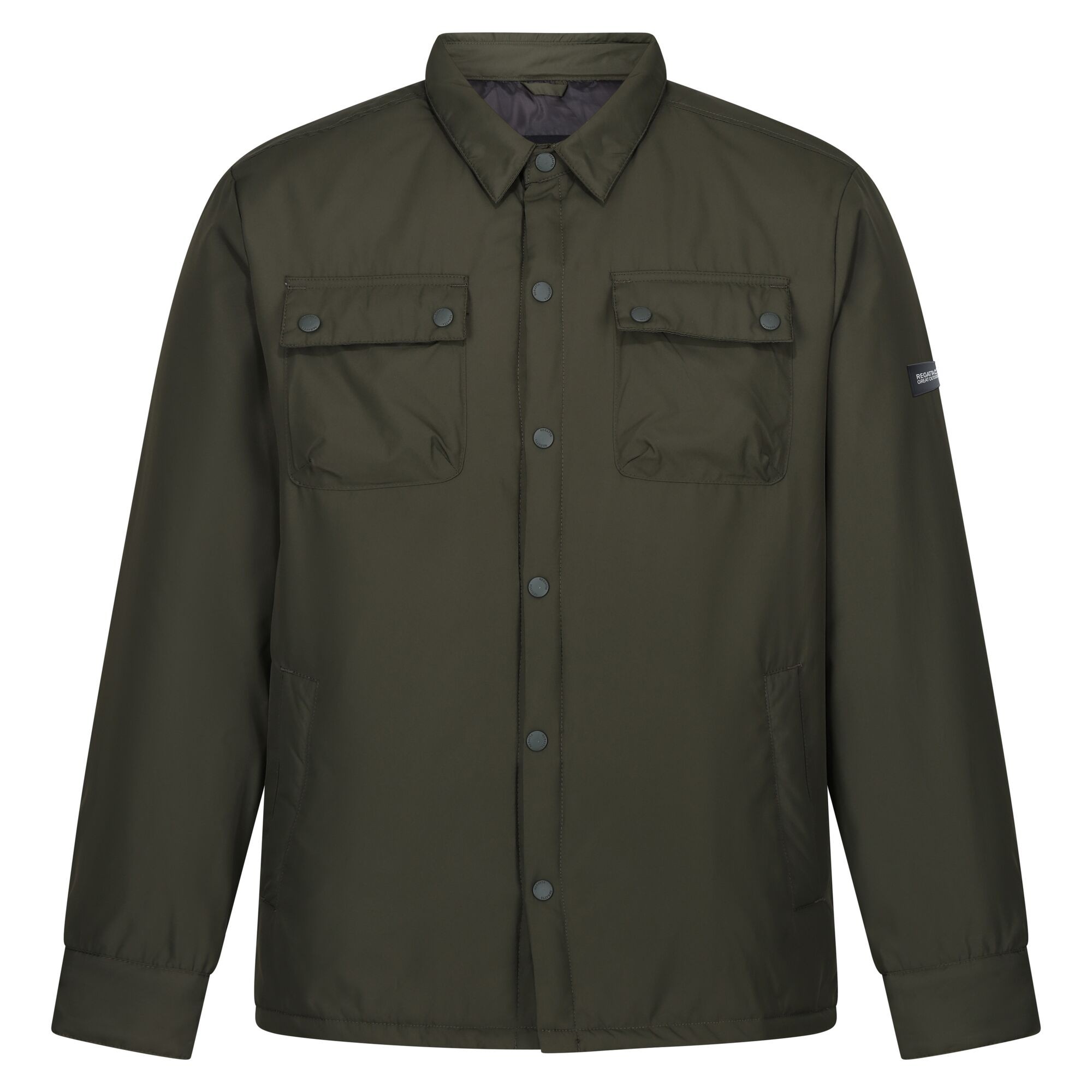 Thumbnail - Regatta - "Vinca Shacket" Jacke für Herren (Dunkel-Khaki)