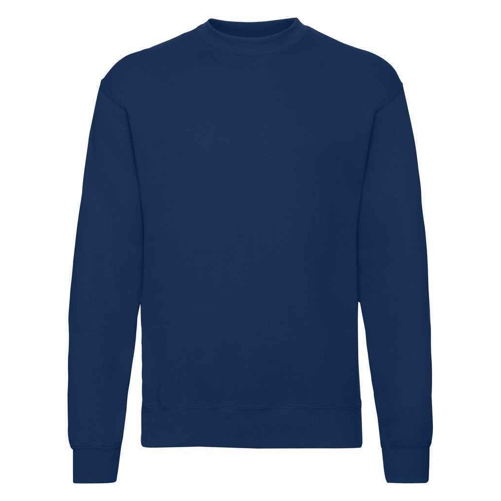 Thumbnail - Fruit of the Loom Unisex Erwachsene Classic Drop Shoulder Sweatshirt (Marine)