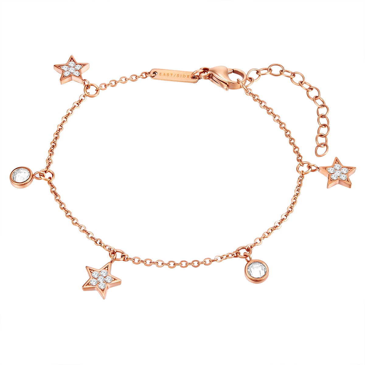 Eastside Womens Female Stainless Steel Bracelet - Rose Gold Stainless Steel (archived) - One Size