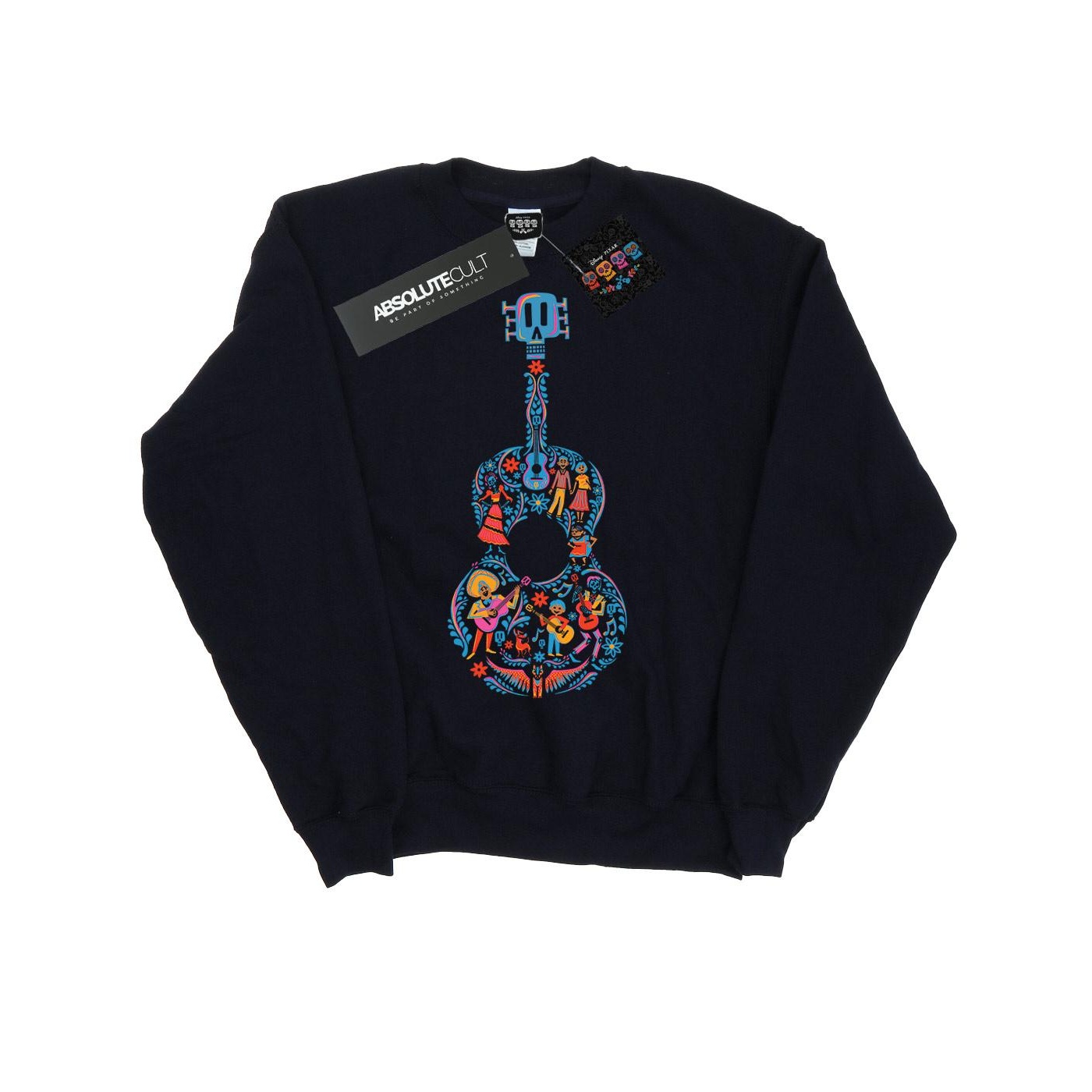 Disney Jongens Coco Gitaarpatroon Sweatshirt (Marineblauw)