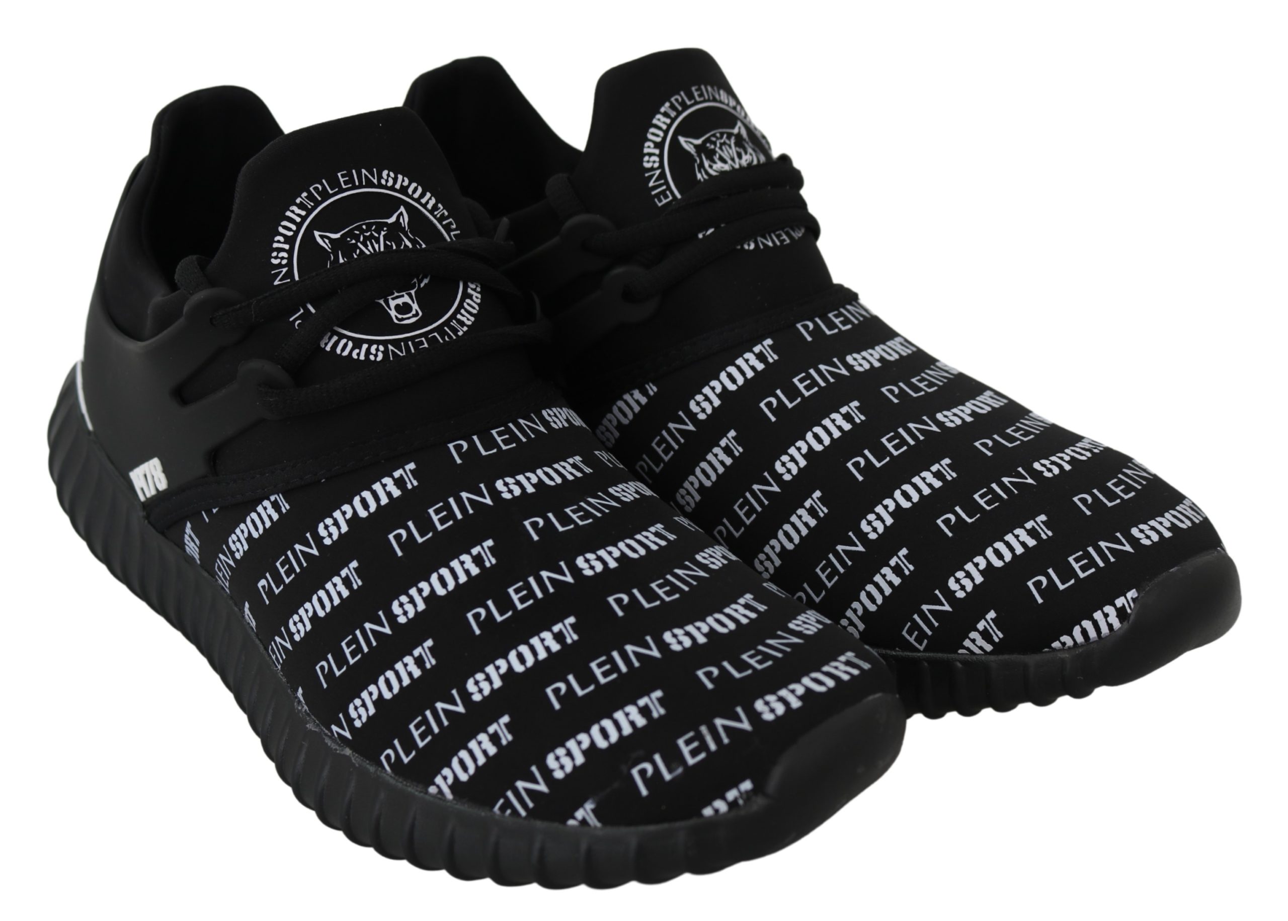 Plein Sport Herr Svarta Polyester Löpar Henry Sneakers Skor – bild 2