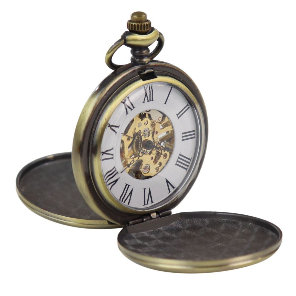 Thumbnail - Klassische mechanische Taschenuhr Peaky Blinders Vintage Skelett Automatik