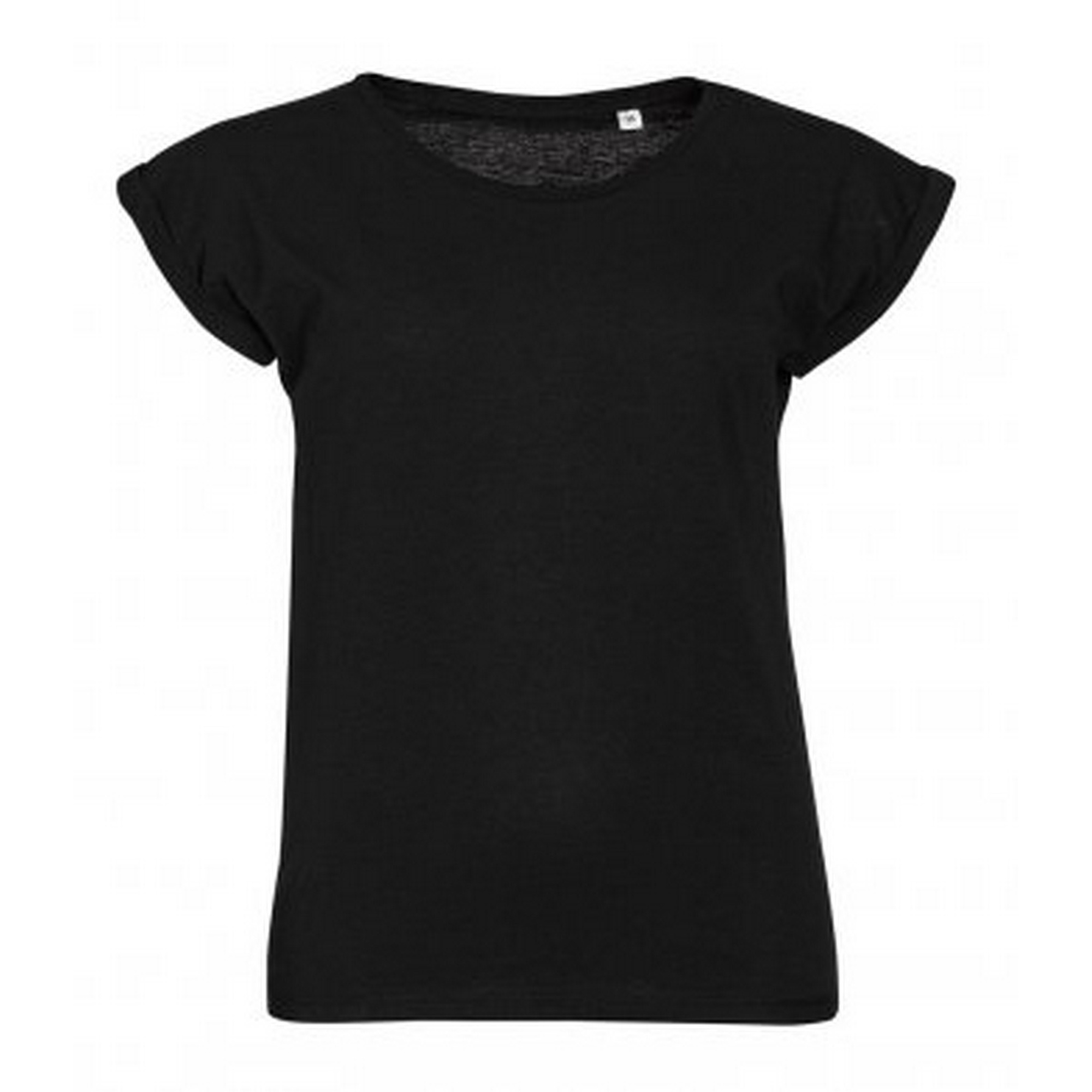 Thumbnail - SOLS Womens/Ladies Melba Plain Short Sleeve T-Shirt (Deep Black)