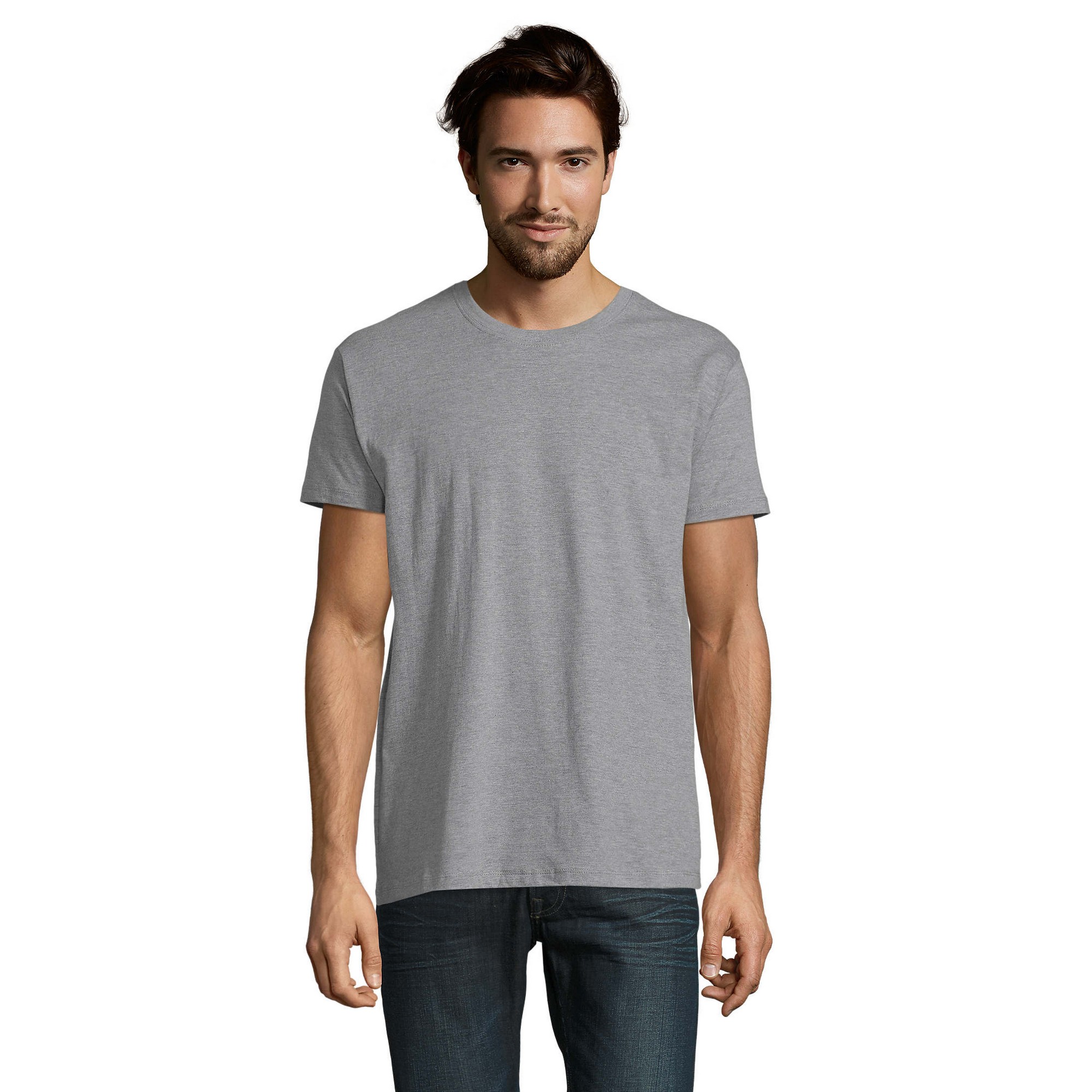 SOLS - "Imperial" T-Shirt für Herren/Damen Unisex (Grau meliert)