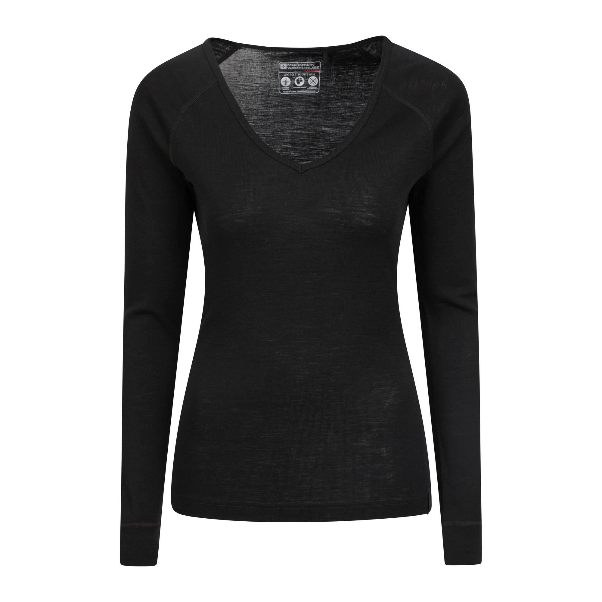 Thumbnail - Mountain Warehouse - Oberteil V-Ausschnitt für Damen (Schwarz)
