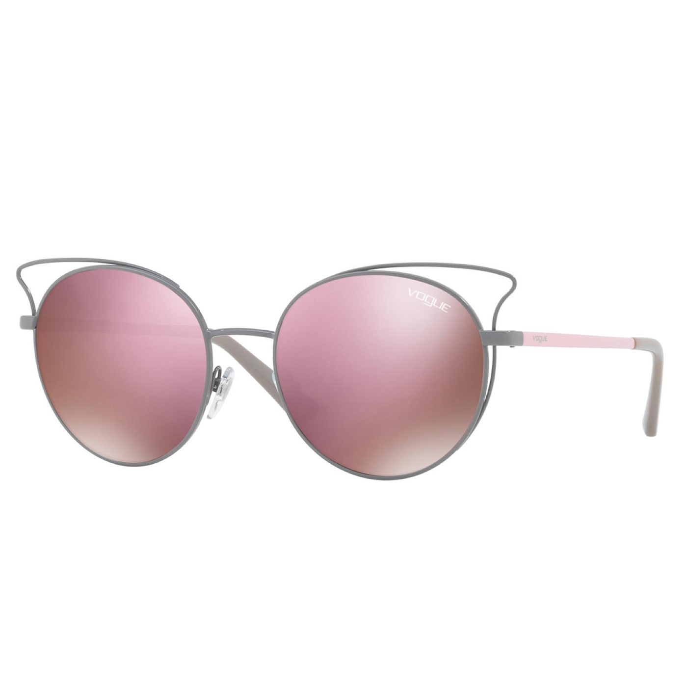 Thumbnail - Metall-Sonnenbrille mit runder Form VO4048 Frauen