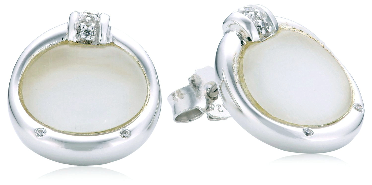 Orphelia Ohrstecker für Damen, 925 Sterlingsilber, Silber ZO-5901