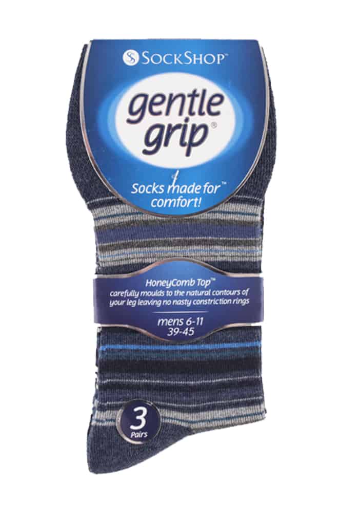 Gentle Grip 6 par icke elastiska Gentle Grip-strumpor för herrar MGG49 – bild 2