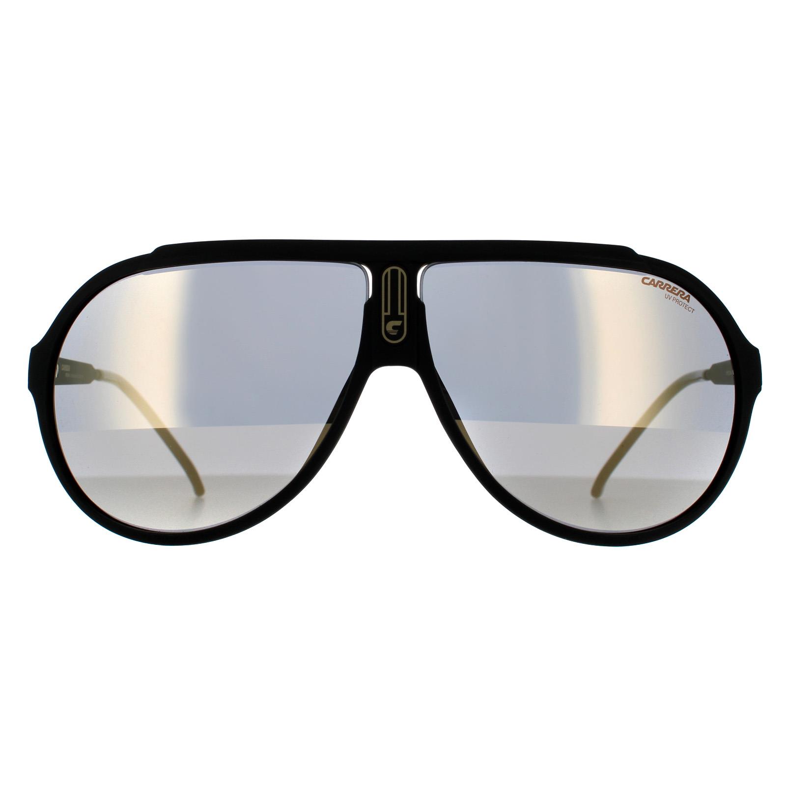 Thumbnail - Carrera Aviator Unisex Matte Schwarz Grau Braun Herrror
