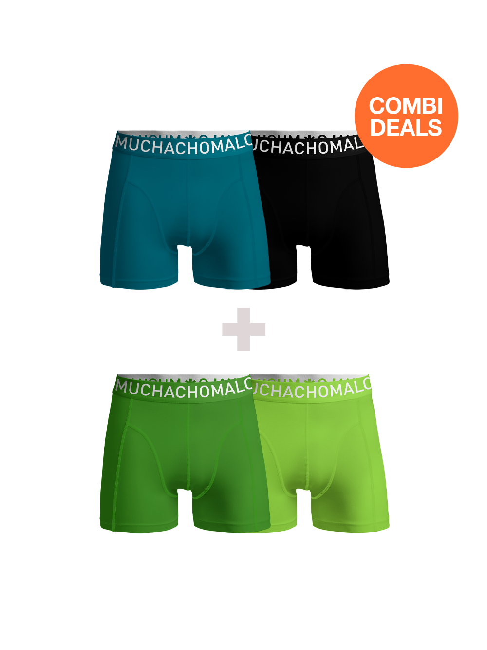 Thumbnail - Muchachomalo Herren Boxershorts – 2+2 Stück – Herren Unterhosen