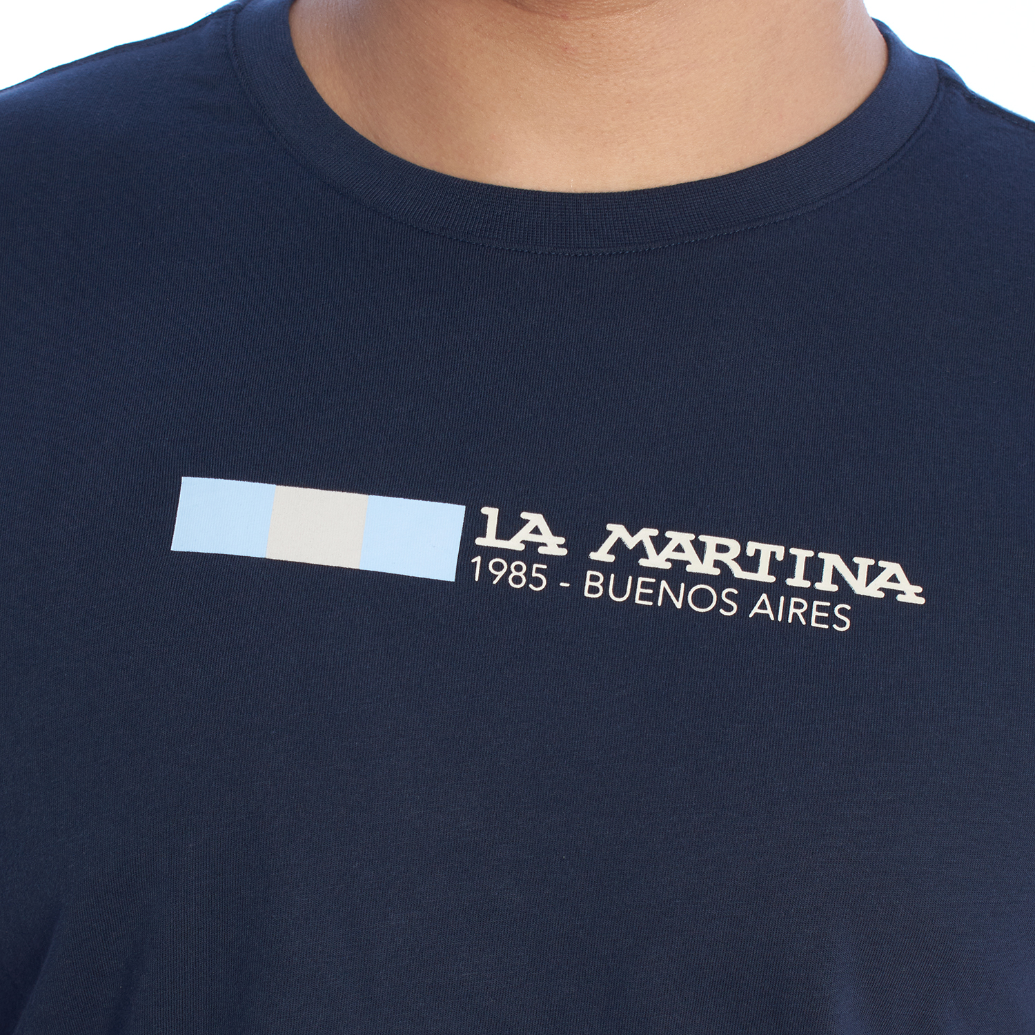 LA MARTINA T-shirts med korta ärmar YMR314-JS206 t-shirts - bas herr – bild 8