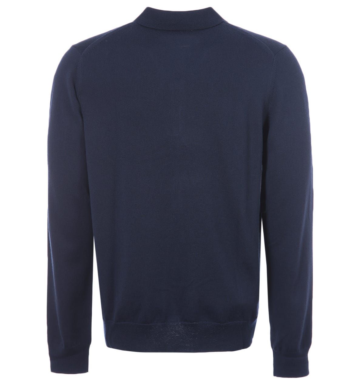 Fred Perry Herrars Klassisk Stickad Långärmad Polotröja – bild 2