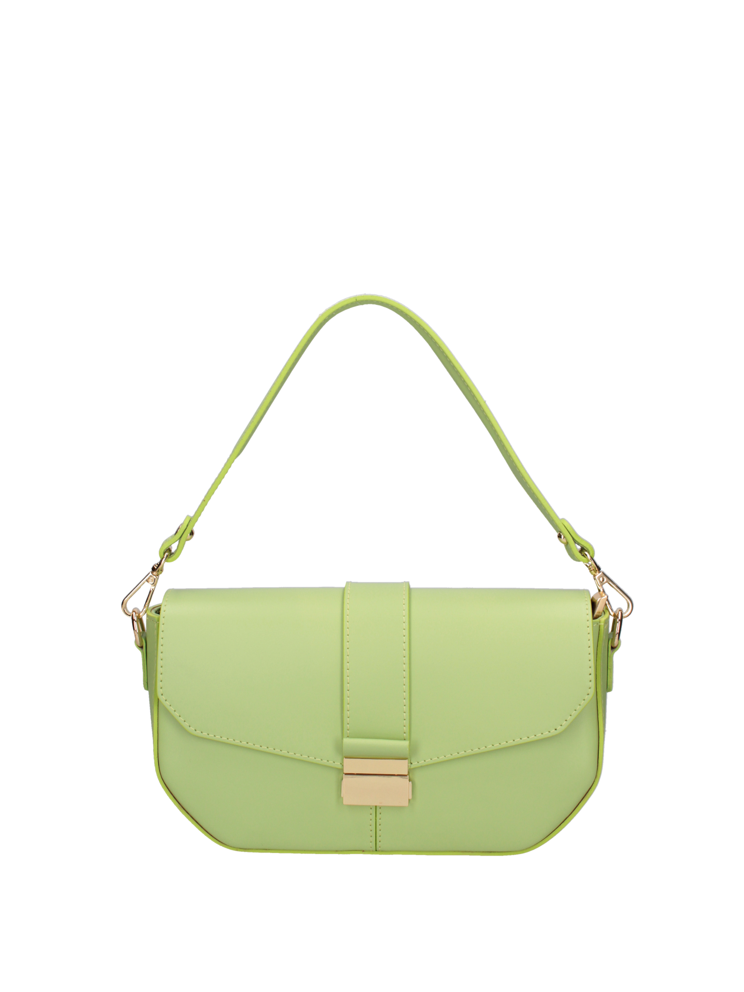 Thumbnail - Roberta Rossi Schultertasche Frauen LIGHT GREEN