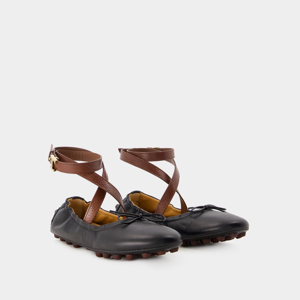 TODS Gommini Ballerinas Läder loafers dam – bild 2