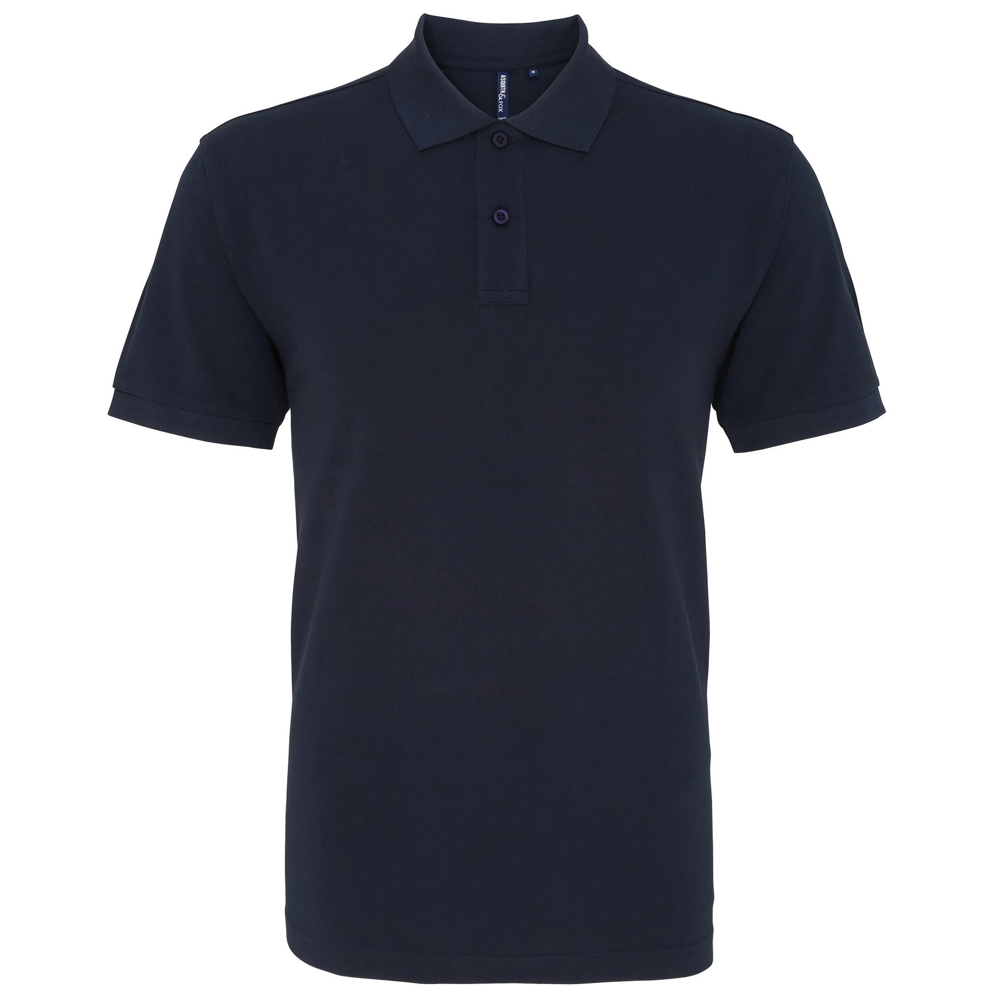 Thumbnail - Asquith & Fox Herren-Poloshirt mit kurzen Ärmeln (French Navy)