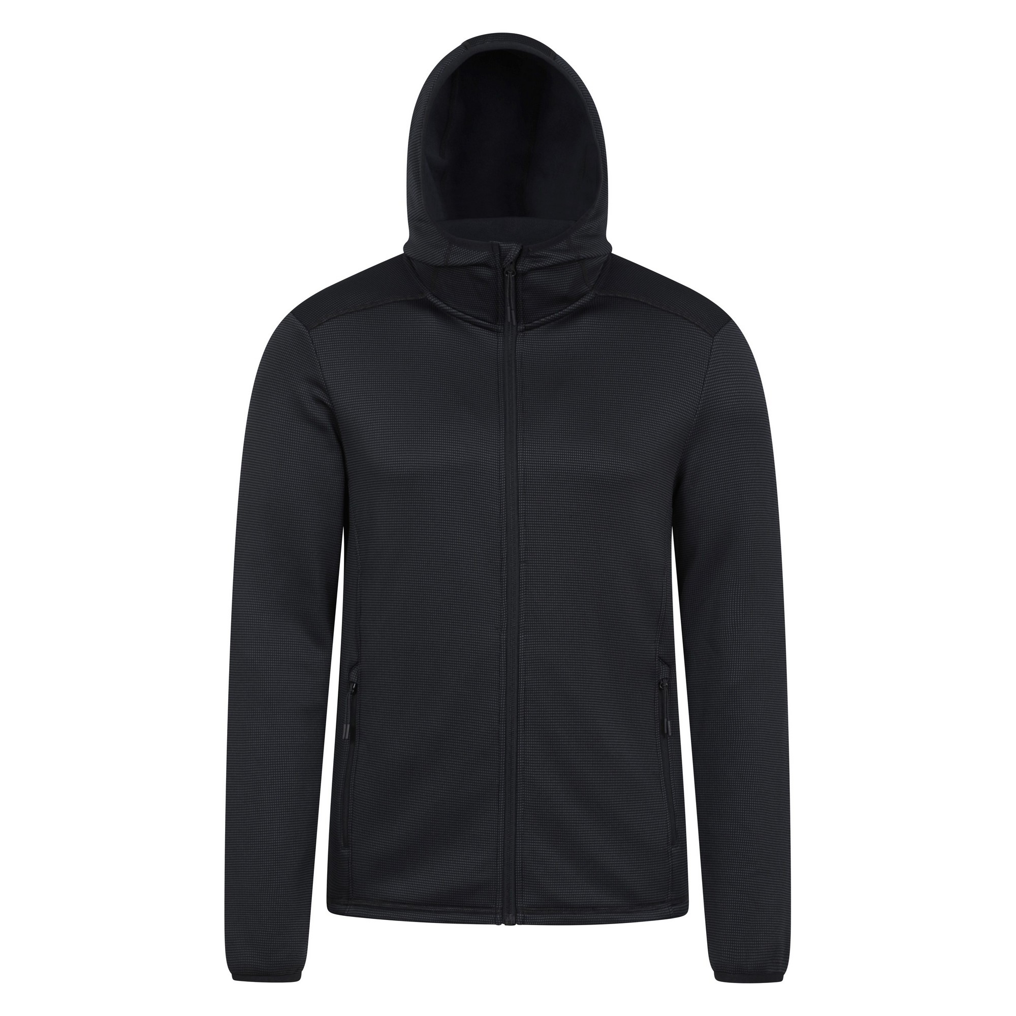 Thumbnail - Mountain Warehouse - "Hike" Hoodie mit durchgehendem Reißverschluss für Herren - Aktiv (Schwarz)