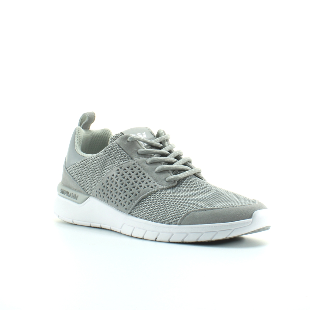 Supra Scissor Ljusgrå Textil Herrar Lace Up Löpskor Träningsskor 08027 054 – bild 2