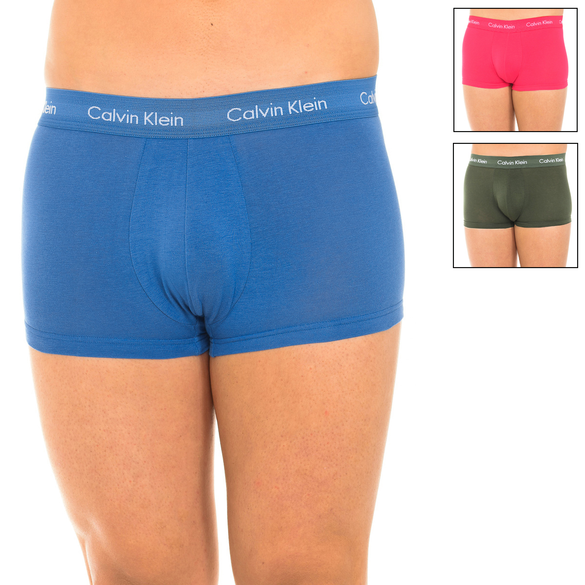 Thumbnail - Pack-3 Boxers aus atmungsaktivem Stoff mit anatomischem Frontteil U2664G für Herren