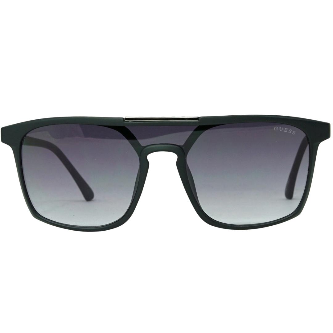 Guess Mens Shield Unisex Matte Black Smoke Grey Gradient GF5089 - One Size