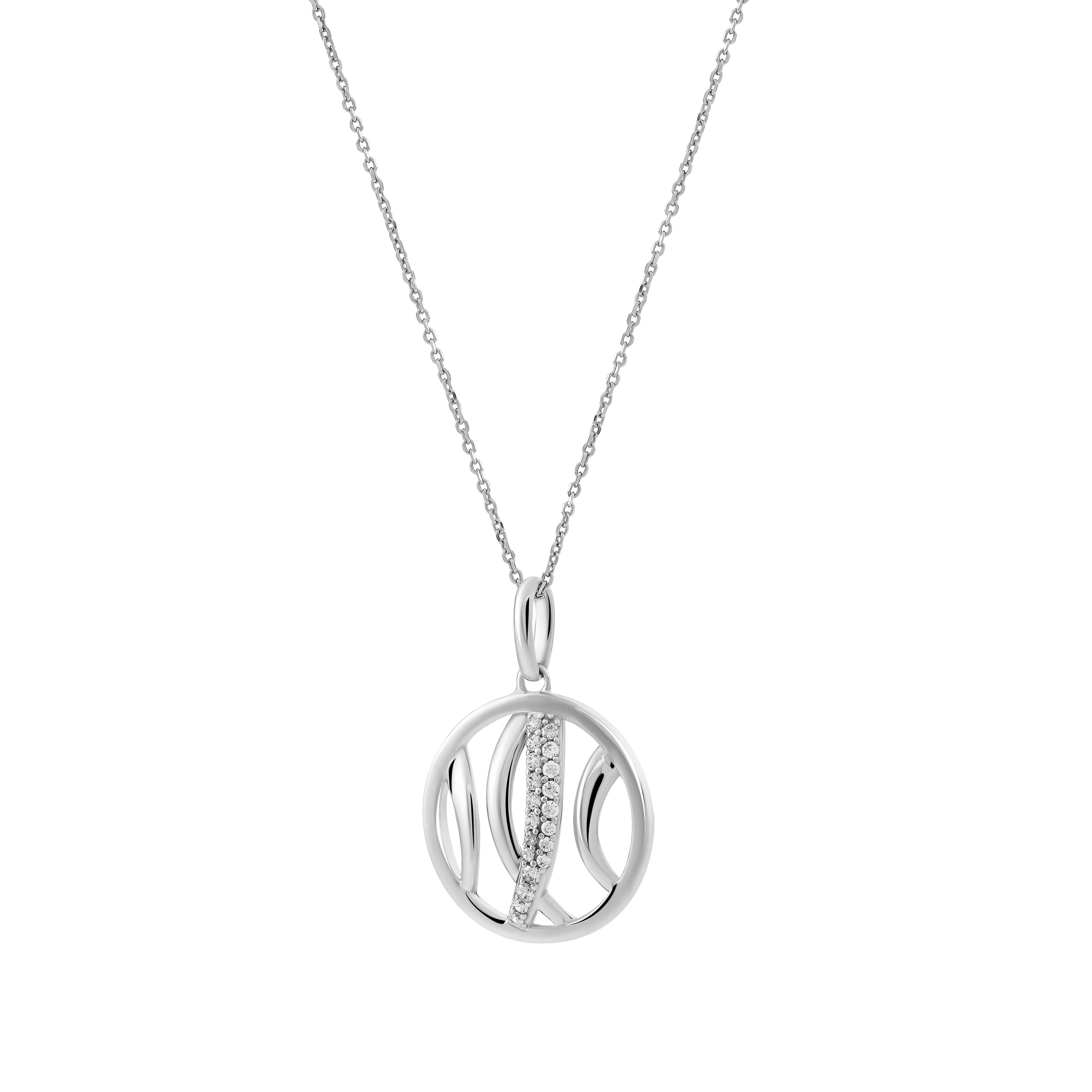 Orphelia Dames 925 Sterling Zilver Ketting met Hanger - Zilver ZH-4768
