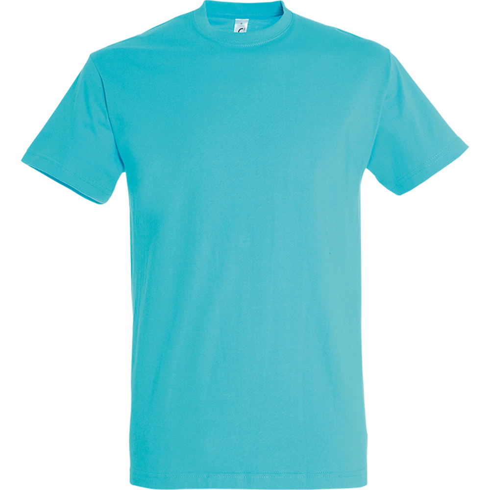 Thumbnail - SOLS Mens Imperial Heavyweight Short Sleeve T-Shirt (Blue Atoll)