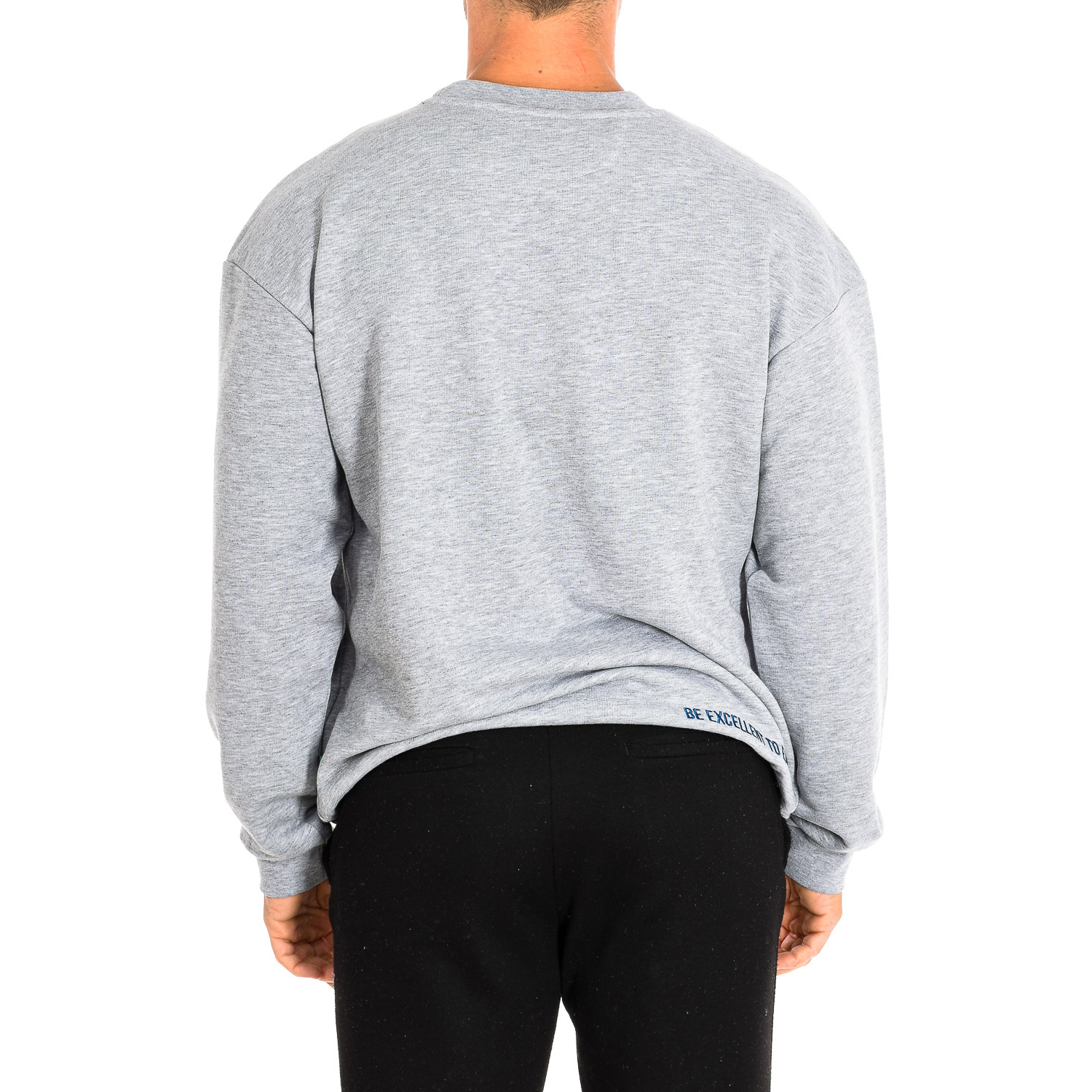 LA MARTINA Långärmad sweatshirt med rund hals för män TMF304-FP538 herr – bild 2