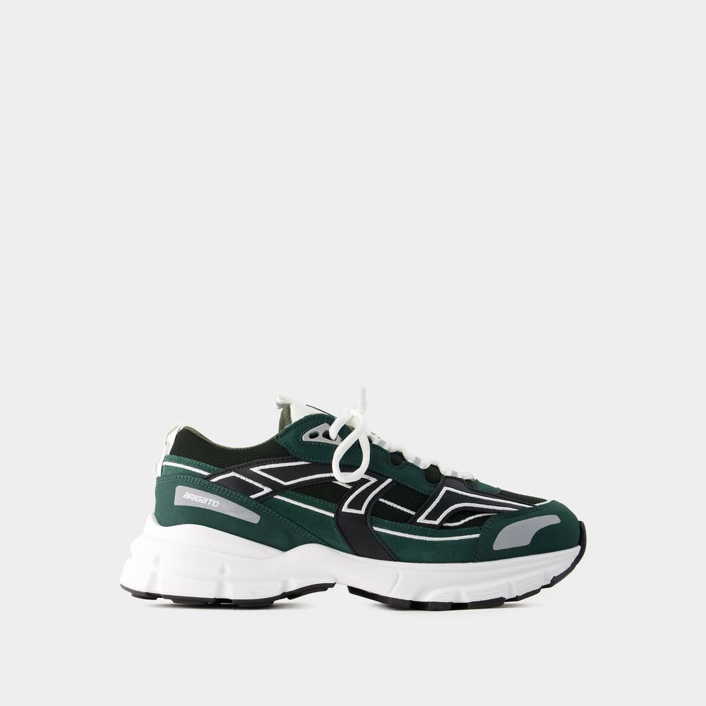Marathon R Trail Sneakers Läder Grön/Svart