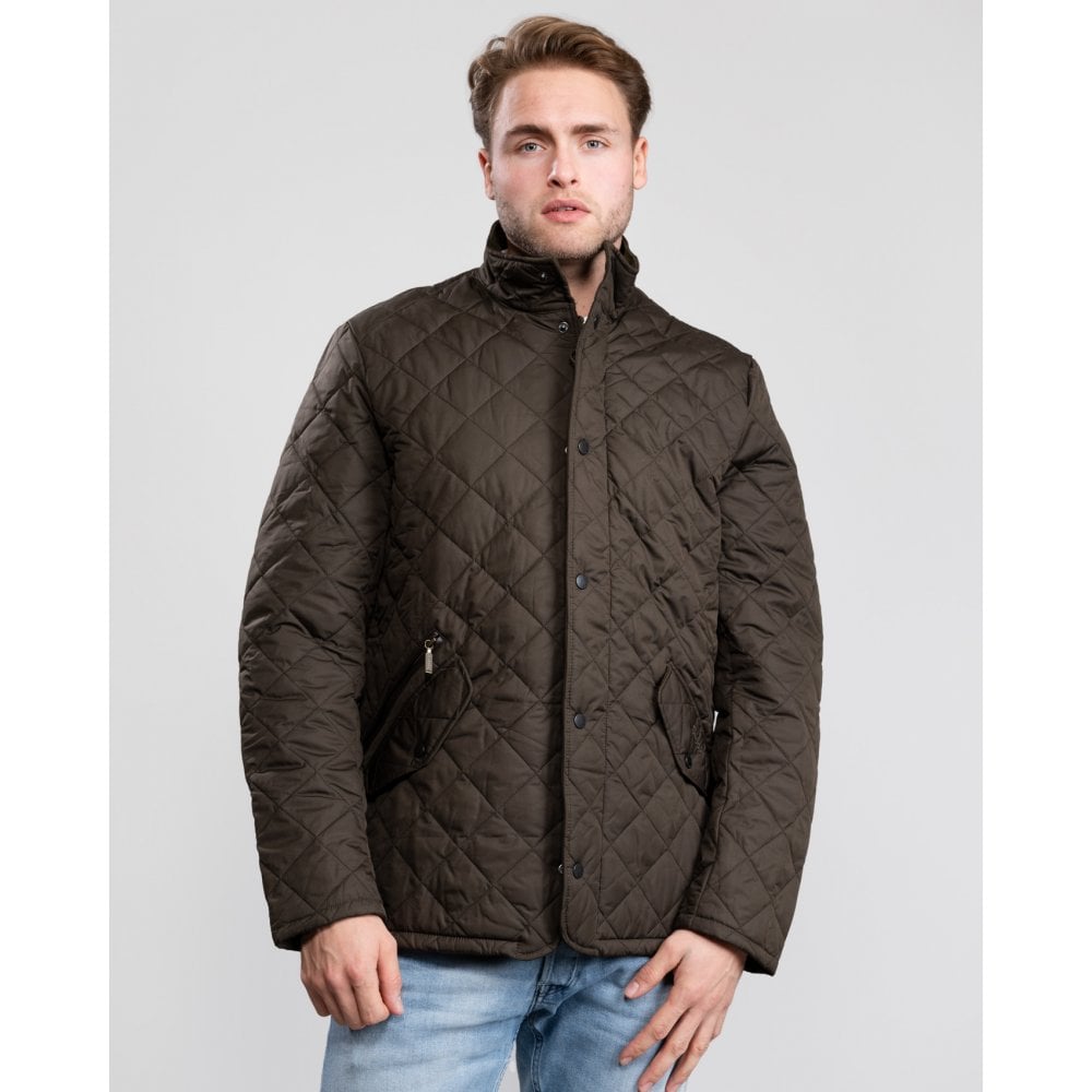 Barbour Mens Chelsea Sportsquilt - Olive - Size Large