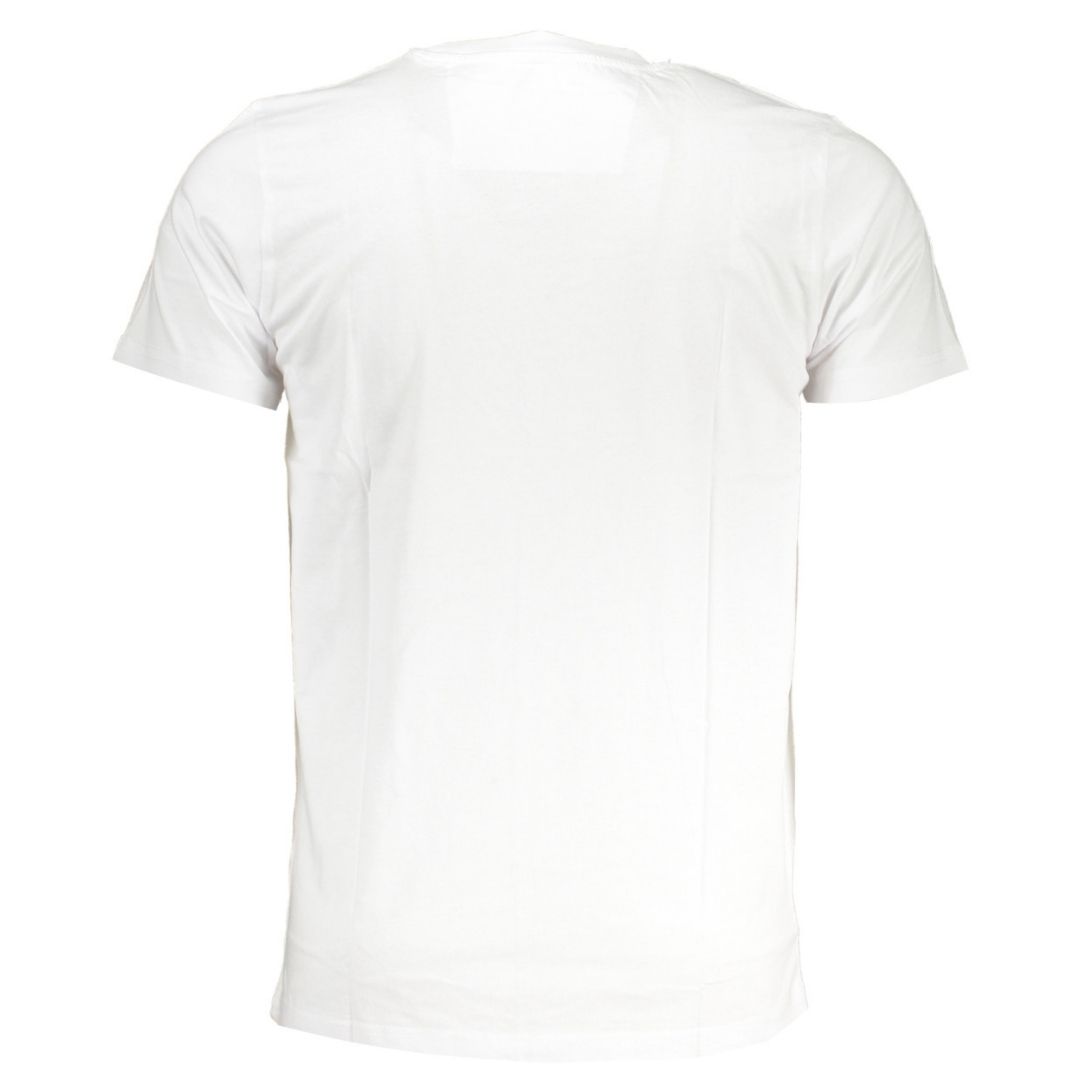 Cavalli Class Djärv Röd Logotyp Vit T-Shirt herr – bild 2