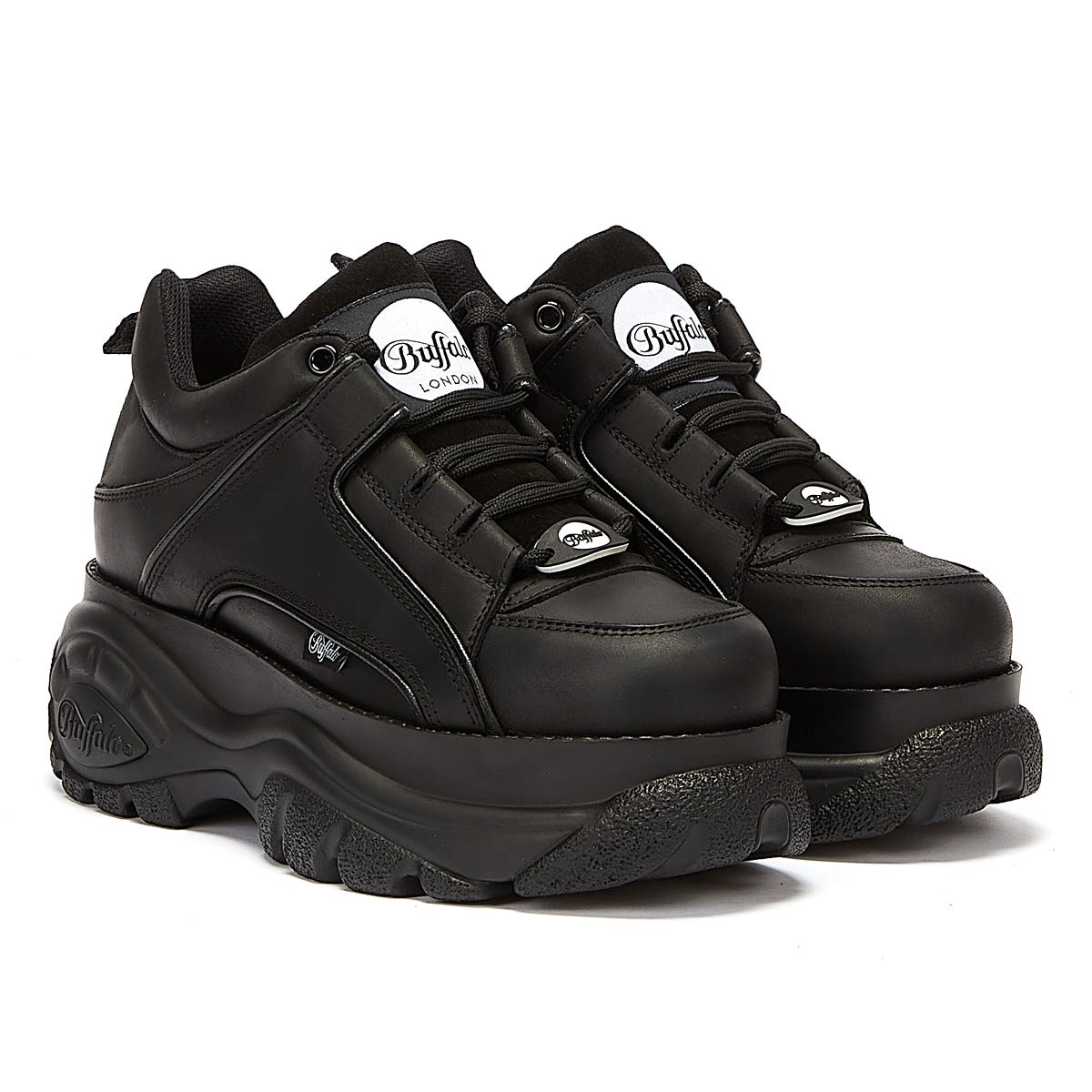 Thumbnail - Buffalo London 1339-14 Womens Trainers - (Schwarz)