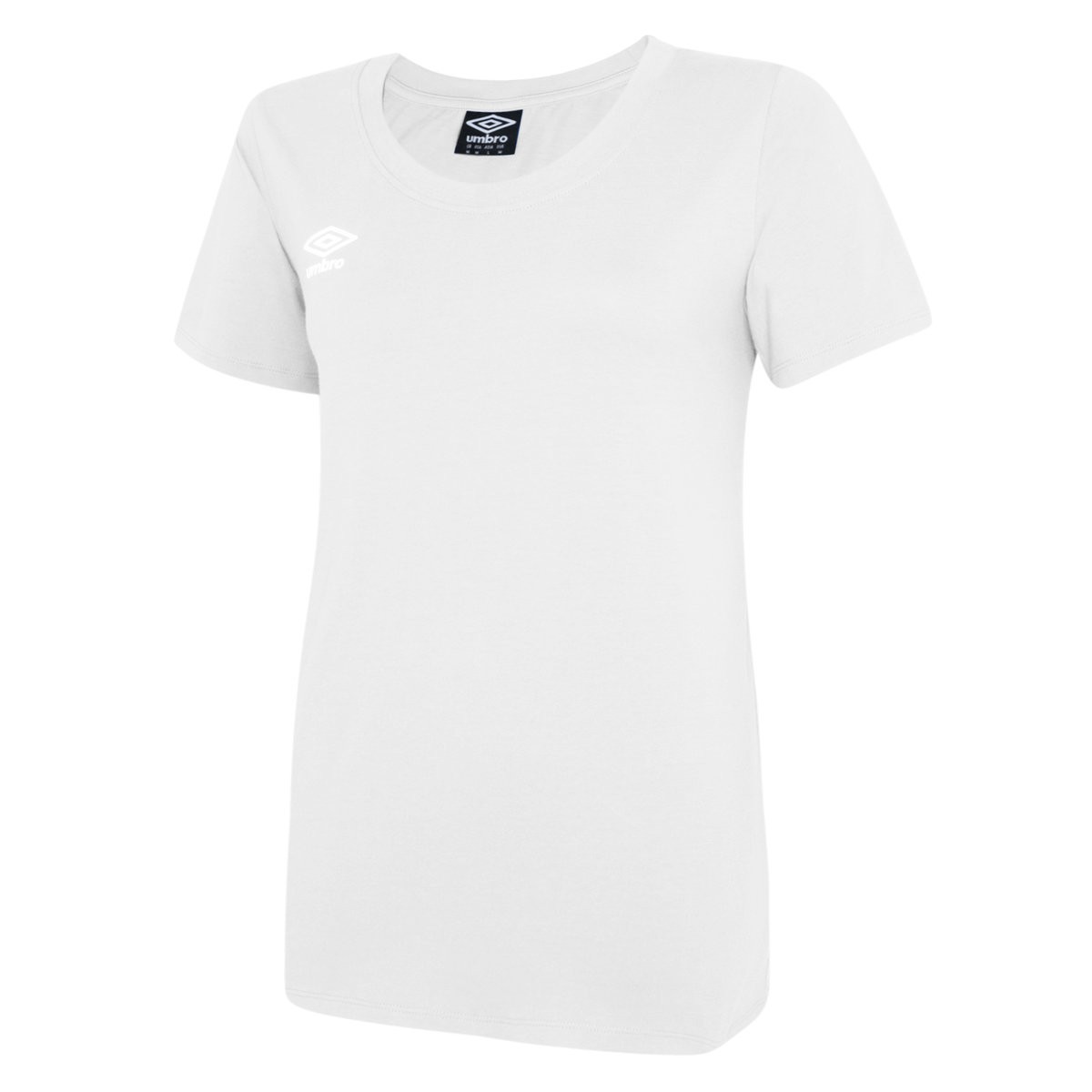 Thumbnail - Umbro Damen/Damen Club Freizeit-T-Shirt (Weiß/Schwarz)