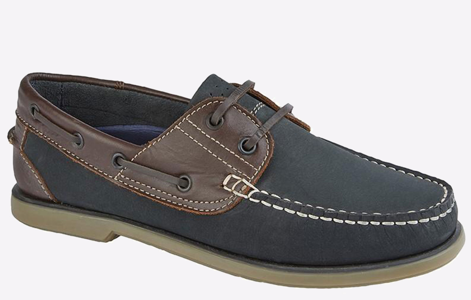 Dek Saltburn Moc Mens - Navy - Size UK 9