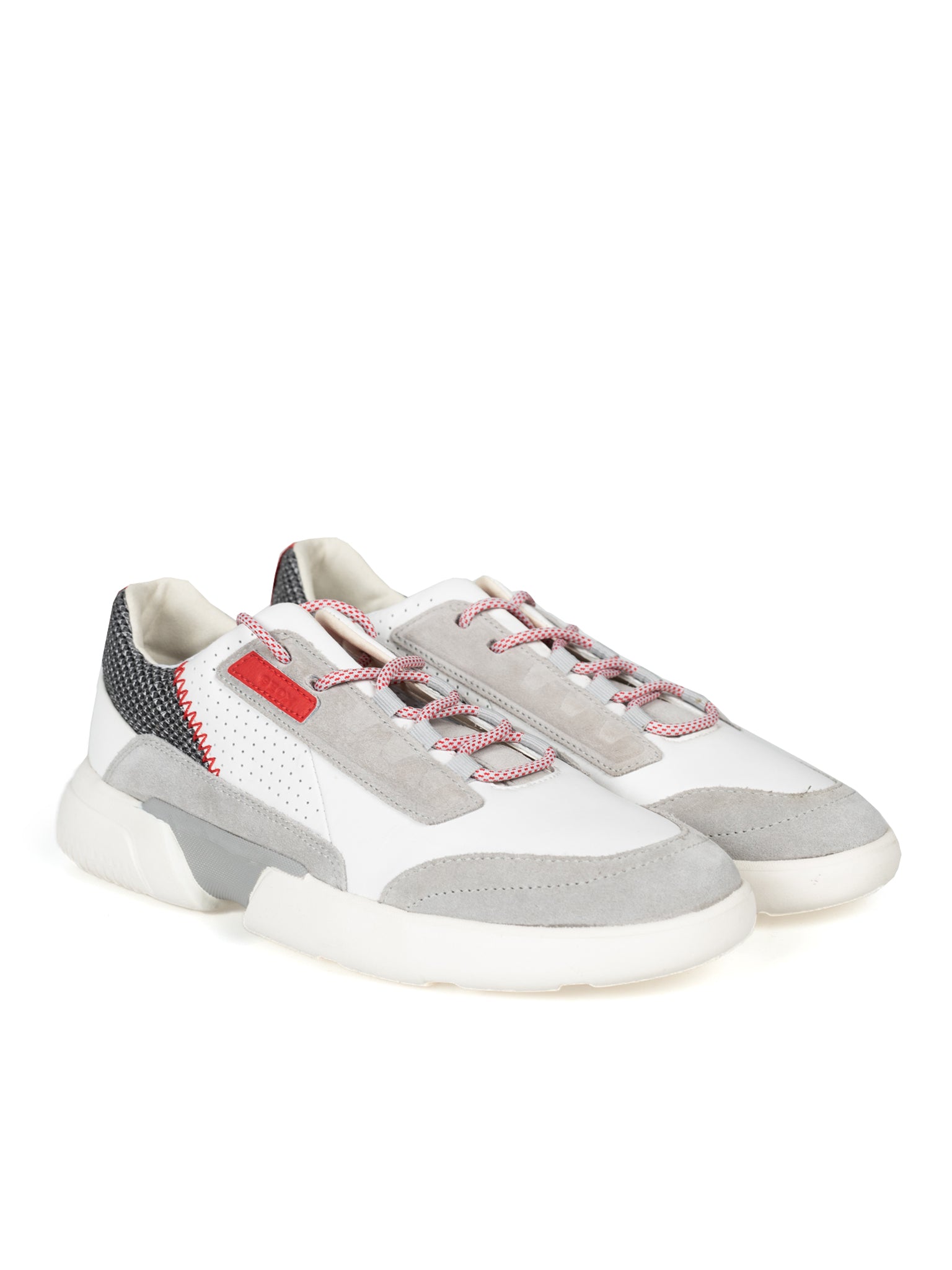 GEOX Sneaker Smoother Vit för herrar låga sneakers – bild 2