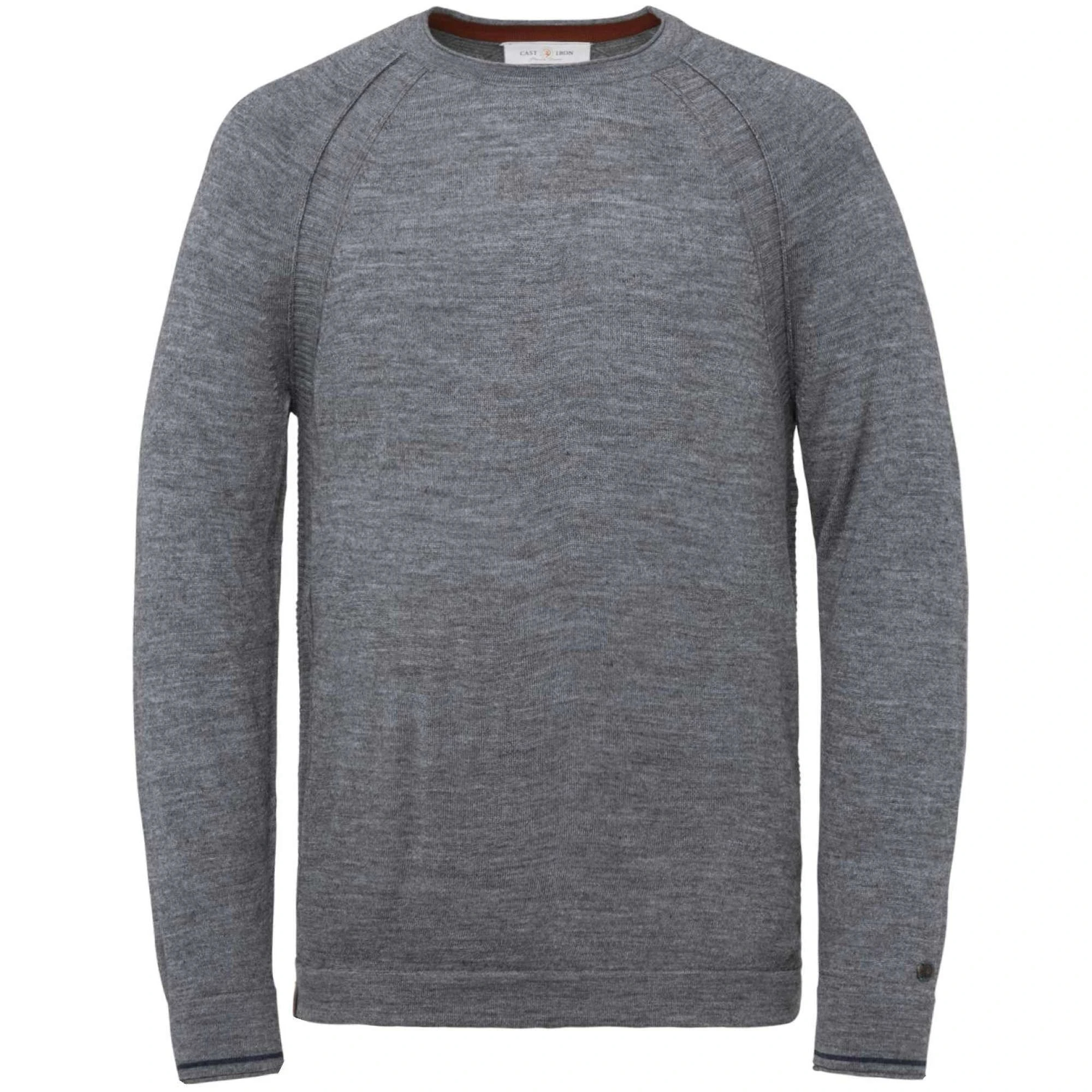 Thumbnail - Herrenpullover der Marke Cast Iron. Der Pullover ist aus Baumwolle gefertigt und hat eine normale Passform. Die weiche B...