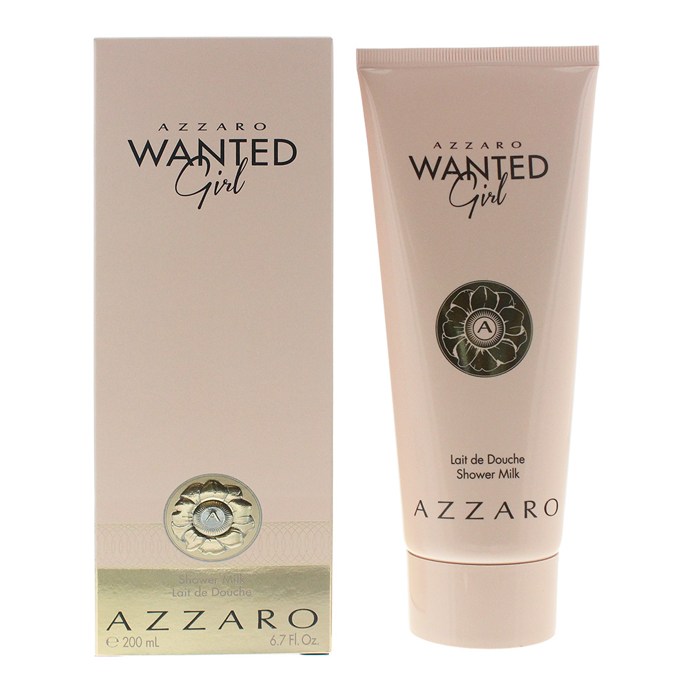 Azzaro Womens Wanted Girl Shower Milk 200ml - Orange - One Size