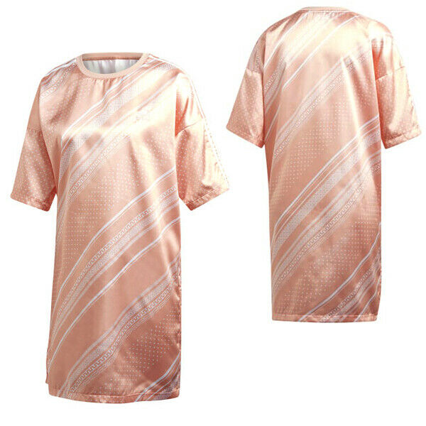 Thumbnail - Adidas Trefoil Damen Rose T-Shirt Kleid