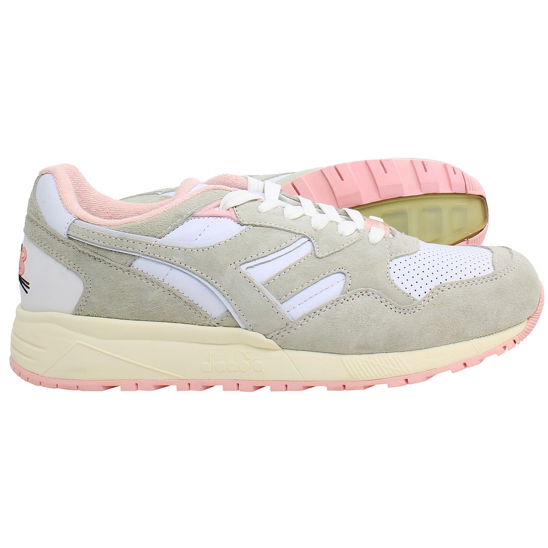 Diadora LC23 N9002 Träningsskor för herrar, vit/rosa – bild 2