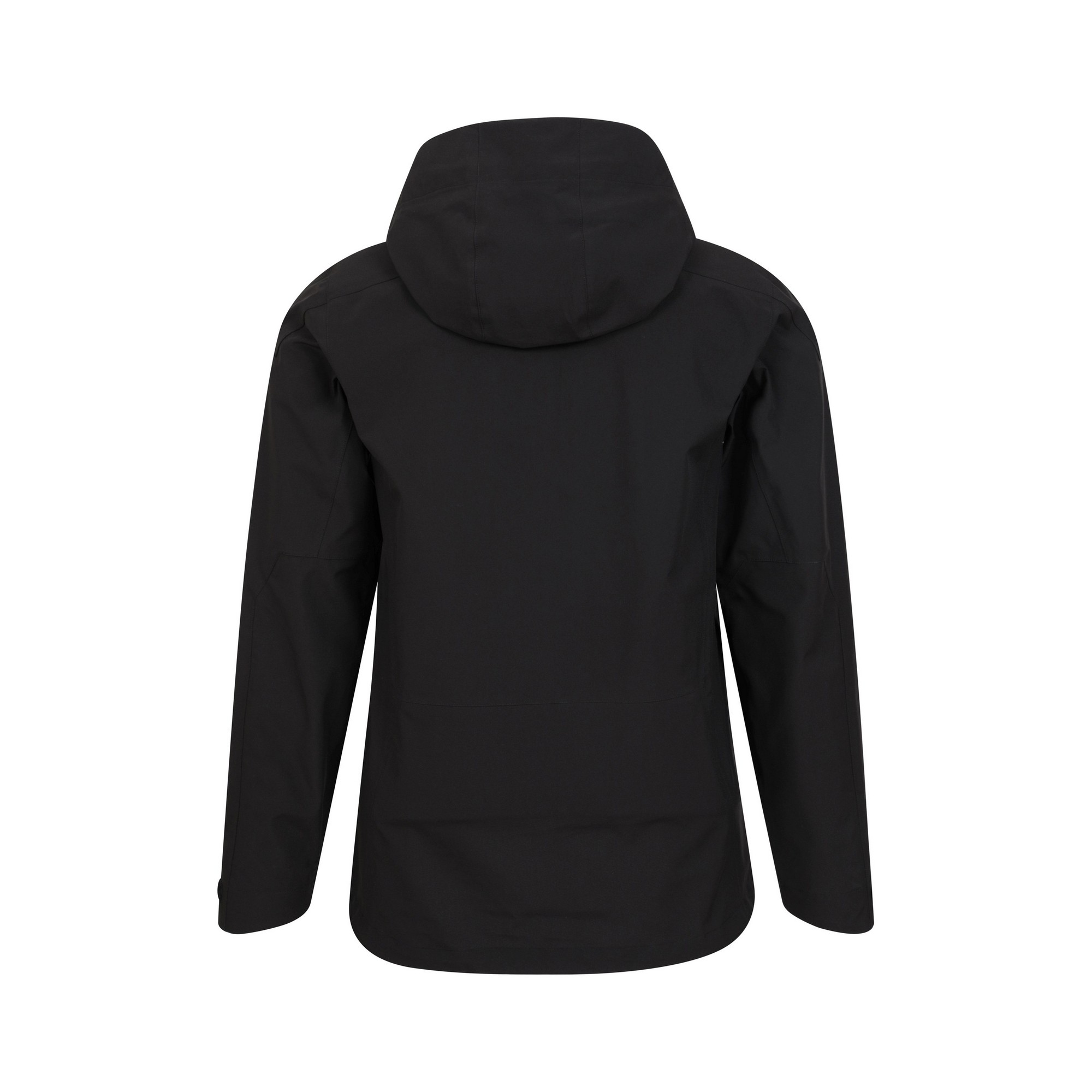 Mountain Warehou Mens Bachill Three Layer Vattentät Jacka (Svart) herr – bild 2